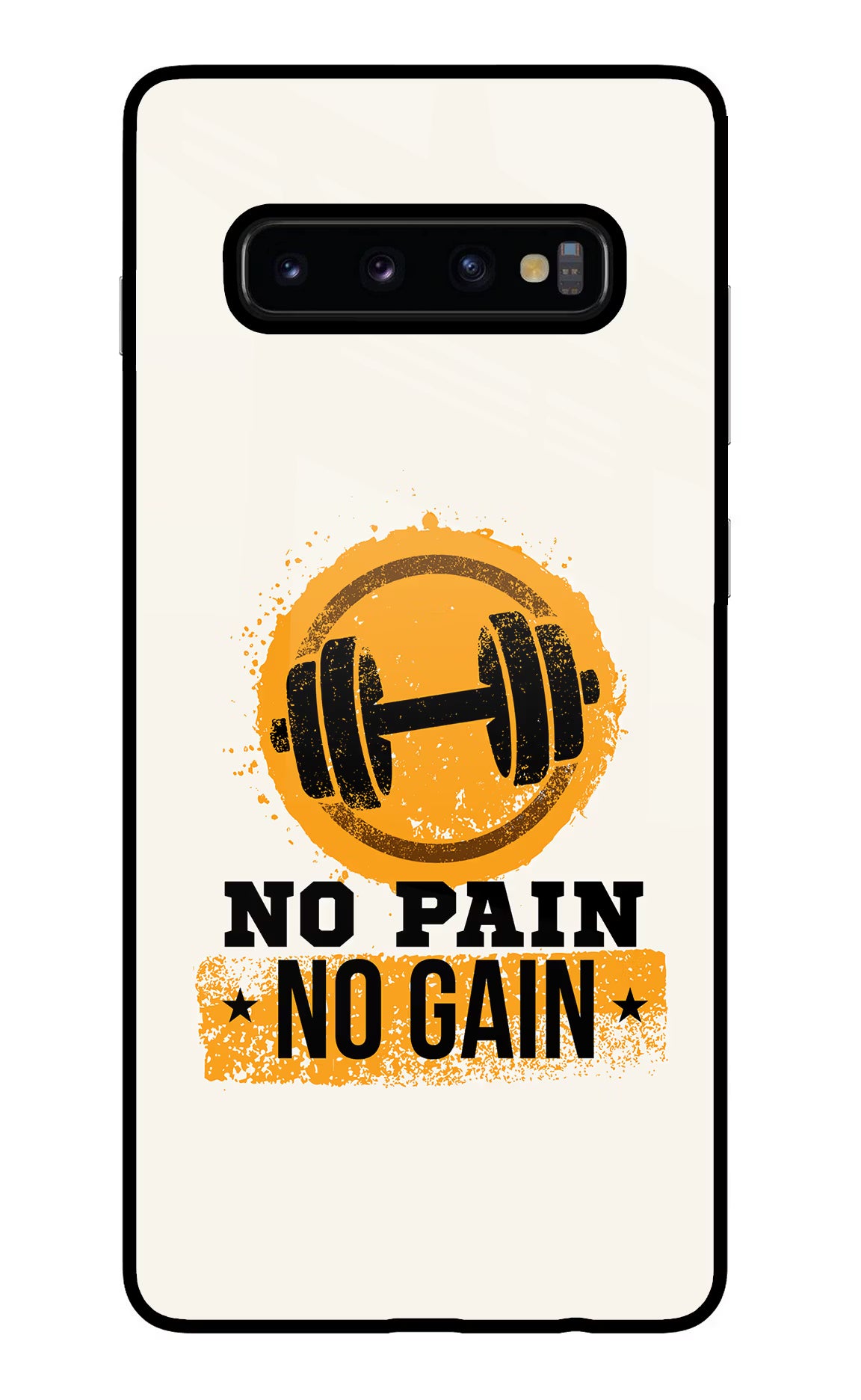 No Pain No Gain Samsung S10 Plus Glass Case - No Pain No Gain Samsung S10 Plus Glass Case No Pain No Gain Samsung S10 Plus Glass Case