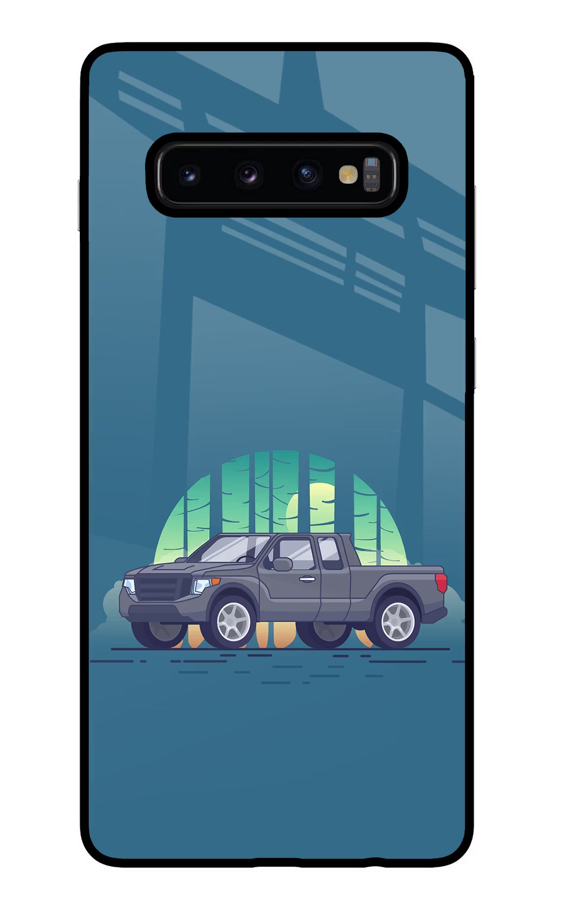 Retro Garage Vibe Samsung S10 Plus Glass Case - Retro Garage Vibe Samsung S10 Plus Glass Case Retro Garage Vibe Samsung S10 Plus Glass Case