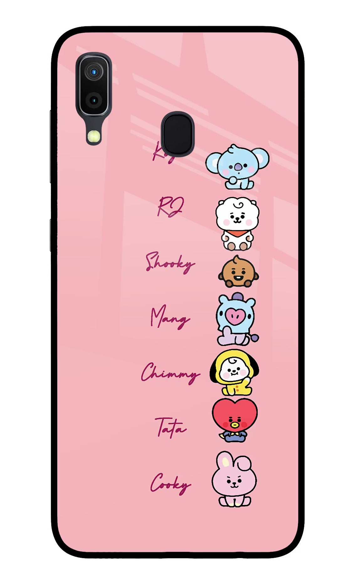 BTS names Samsung A30 Glass Case - BTS names Samsung A30 Glass Case BTS names Samsung A30 Glass Case