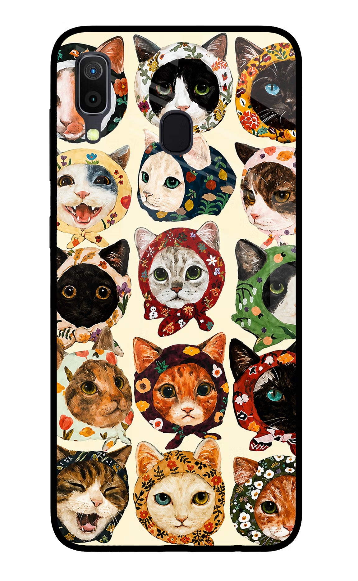 Cool Cat Samsung A30 Glass Case - Cool Cat Samsung A30 Glass Case Cool Cat Samsung A30 Glass Case