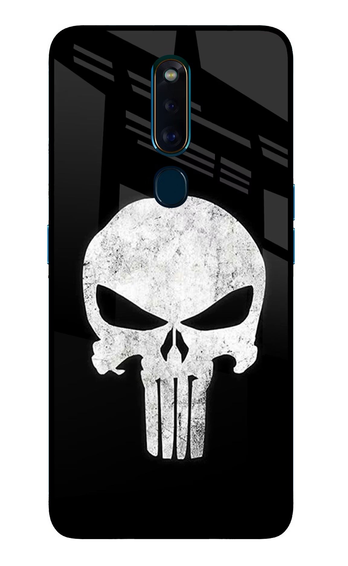 Punisher Skull Oppo F11 Pro Glass Case - Punisher Skull Oppo F11 Pro Glass Case Punisher Skull Oppo F11 Pro Glass Case