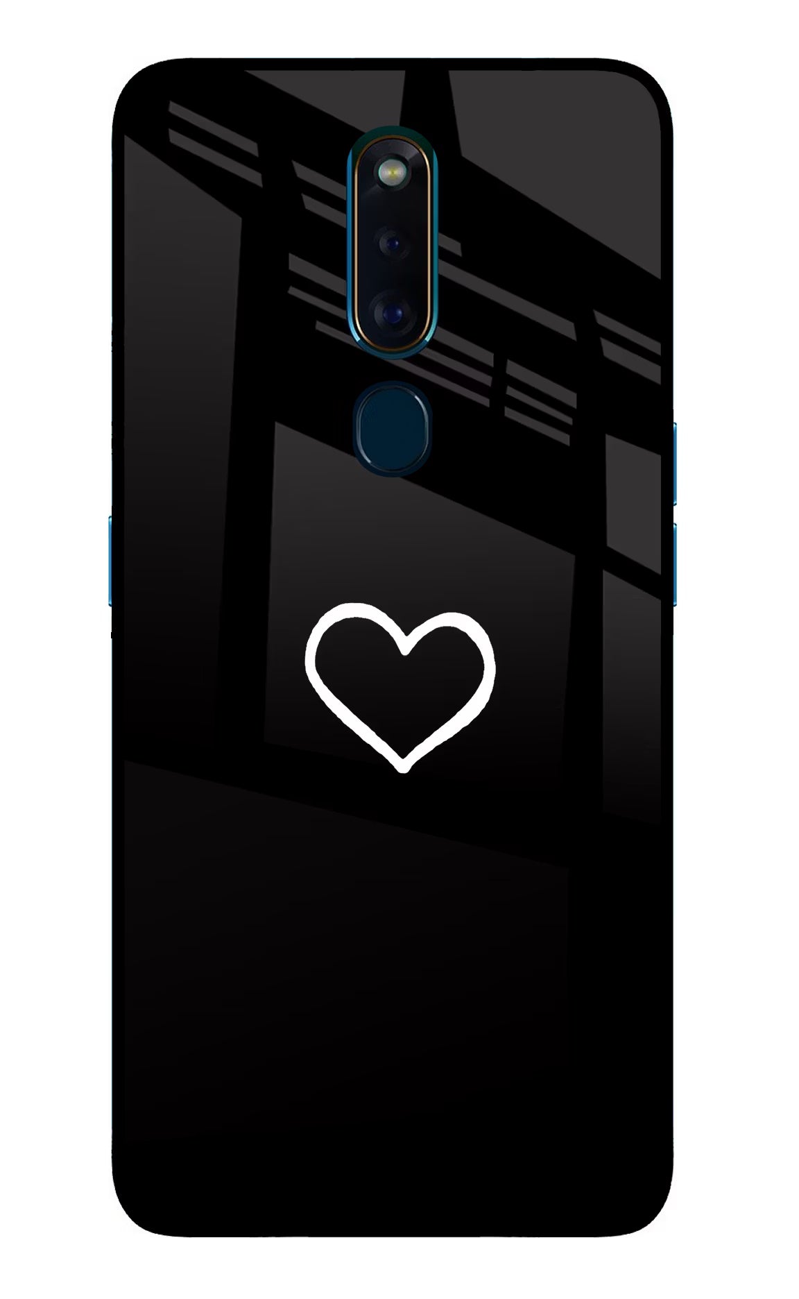 Heart Oppo F11 Pro Glass Case - Heart Oppo F11 Pro Glass Case Heart Oppo F11 Pro Glass Case