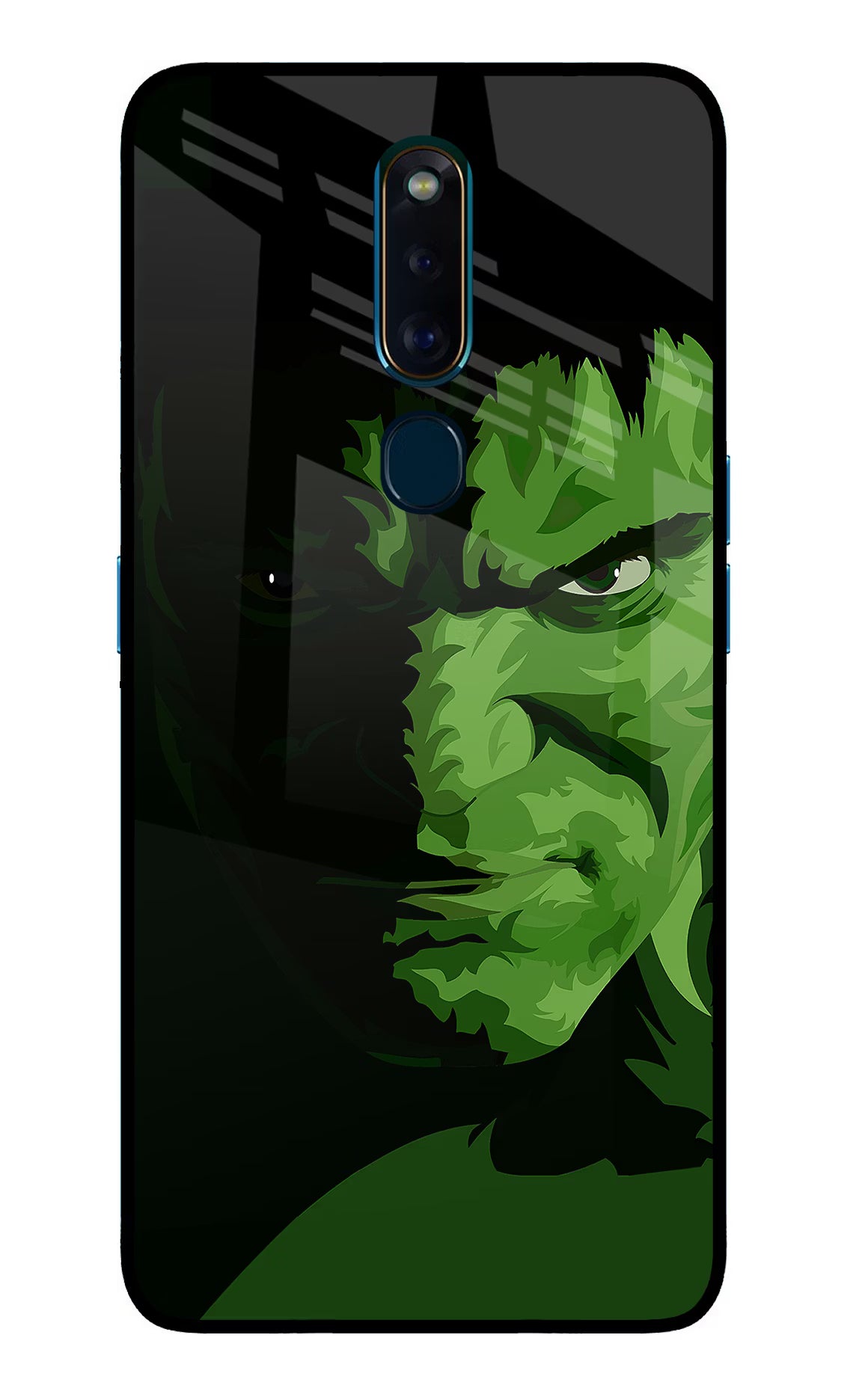 HULK Oppo F11 Pro Glass Case - HULK Oppo F11 Pro Glass Case HULK Oppo F11 Pro Glass Case