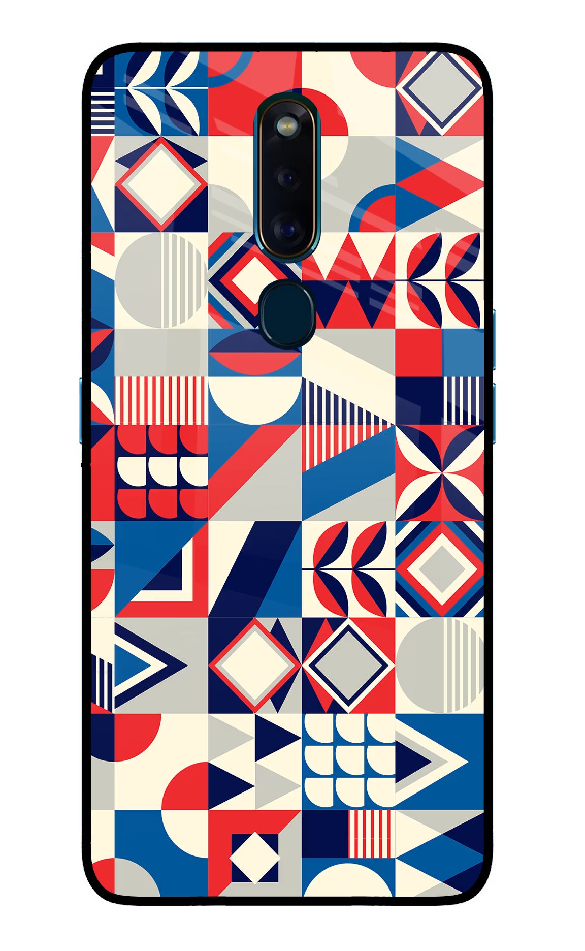 Colorful Pattern Oppo F11 Pro Glass Case - Colorful Pattern Oppo F11 Pro Glass Case Colorful Pattern Oppo F11 Pro Glass Case