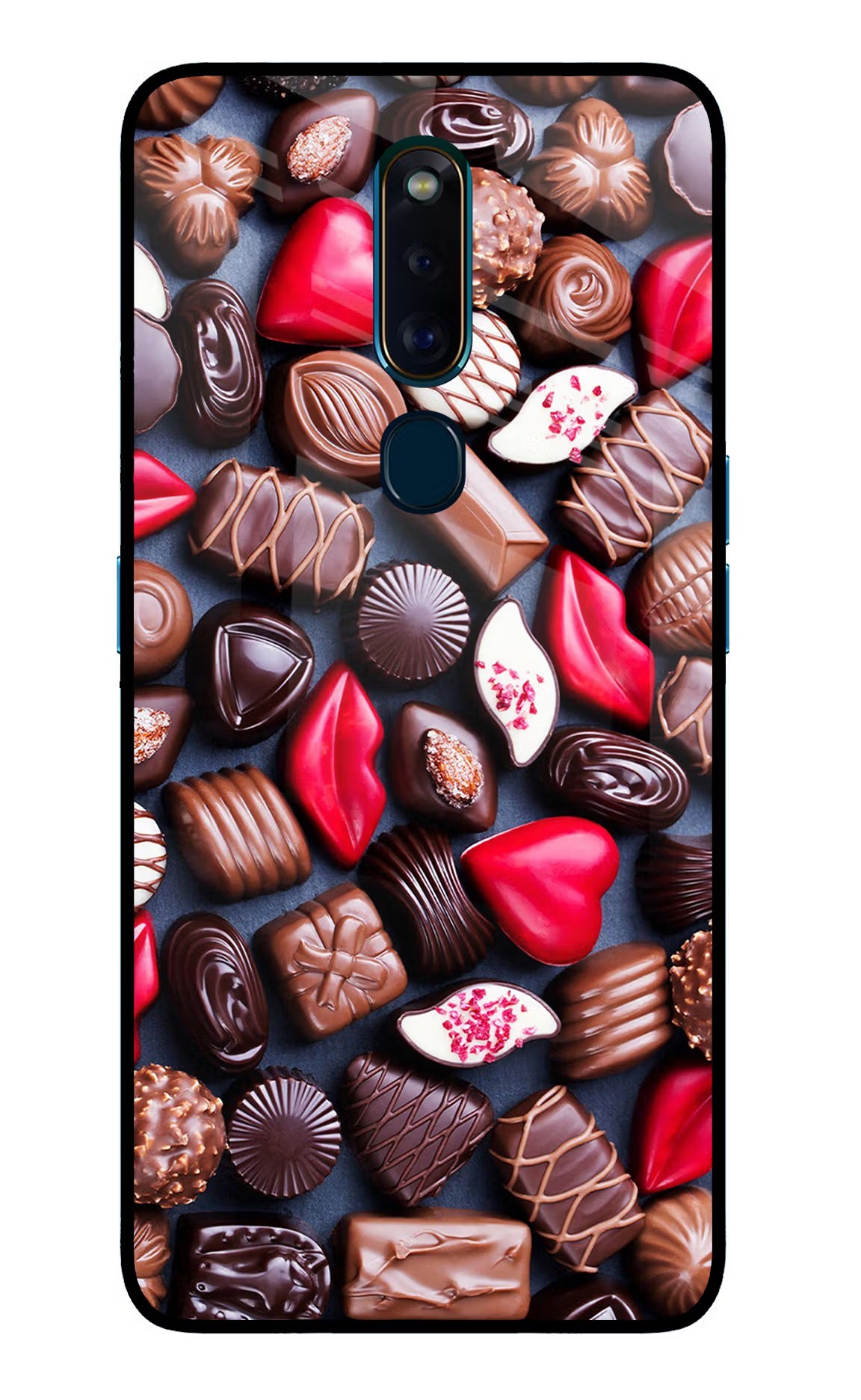 Chocolates Oppo F11 Pro Glass Case - Chocolates Oppo F11 Pro Glass Case Chocolates Oppo F11 Pro Glass Case