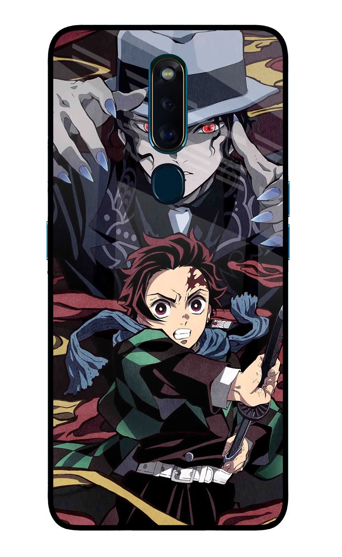 Demon Slayer Oppo F11 Pro Glass Case - Demon Slayer Oppo F11 Pro Glass Case Demon Slayer Oppo F11 Pro Glass Case