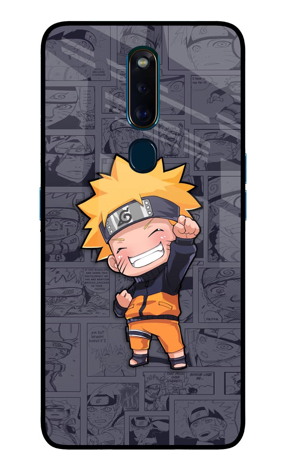 Chota Naruto Oppo F11 Pro Glass Case - Chota Naruto Oppo F11 Pro Glass Case Chota Naruto Oppo F11 Pro Glass Case
