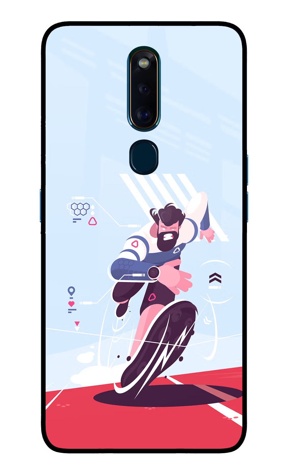 Run Pro Oppo F11 Pro Glass Case - Run Pro Oppo F11 Pro Glass Case Run Pro Oppo F11 Pro Glass Case