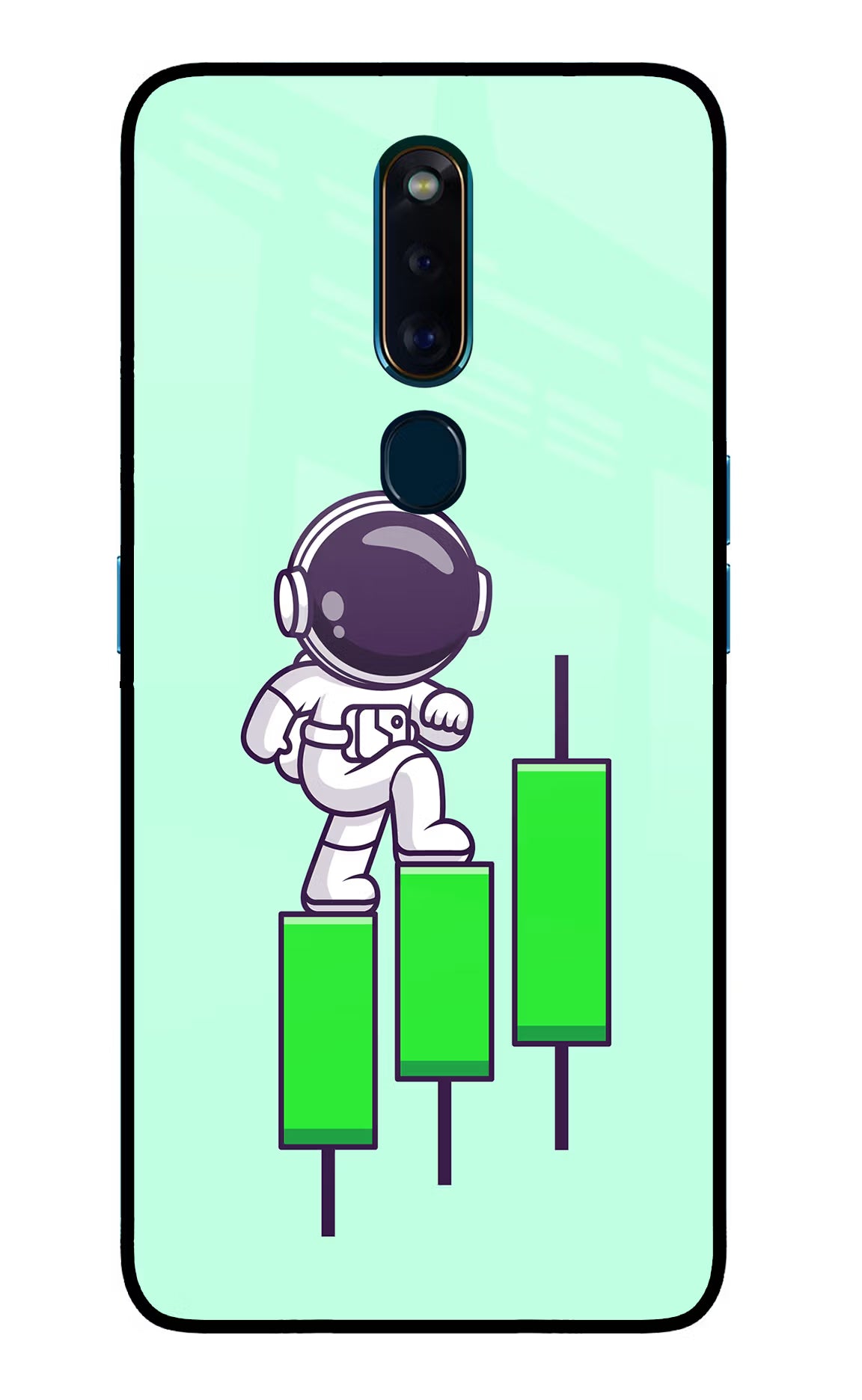 Astronaut Trader Oppo F11 Pro Glass Case - Astronaut Trader Oppo F11 Pro Glass Case Astronaut Trader Oppo F11 Pro Glass Case