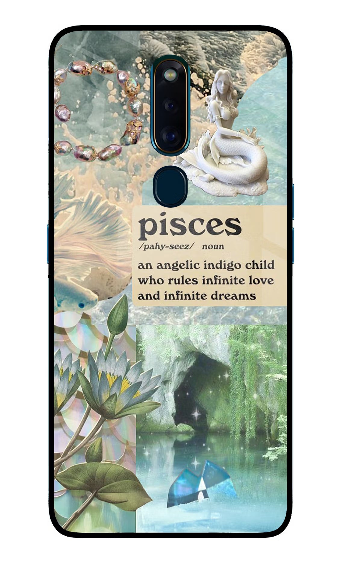 Pisces Zodiac Oppo F11 Pro Glass Case - Pisces Zodiac Oppo F11 Pro Glass Case Pisces Zodiac Oppo F11 Pro Glass Case