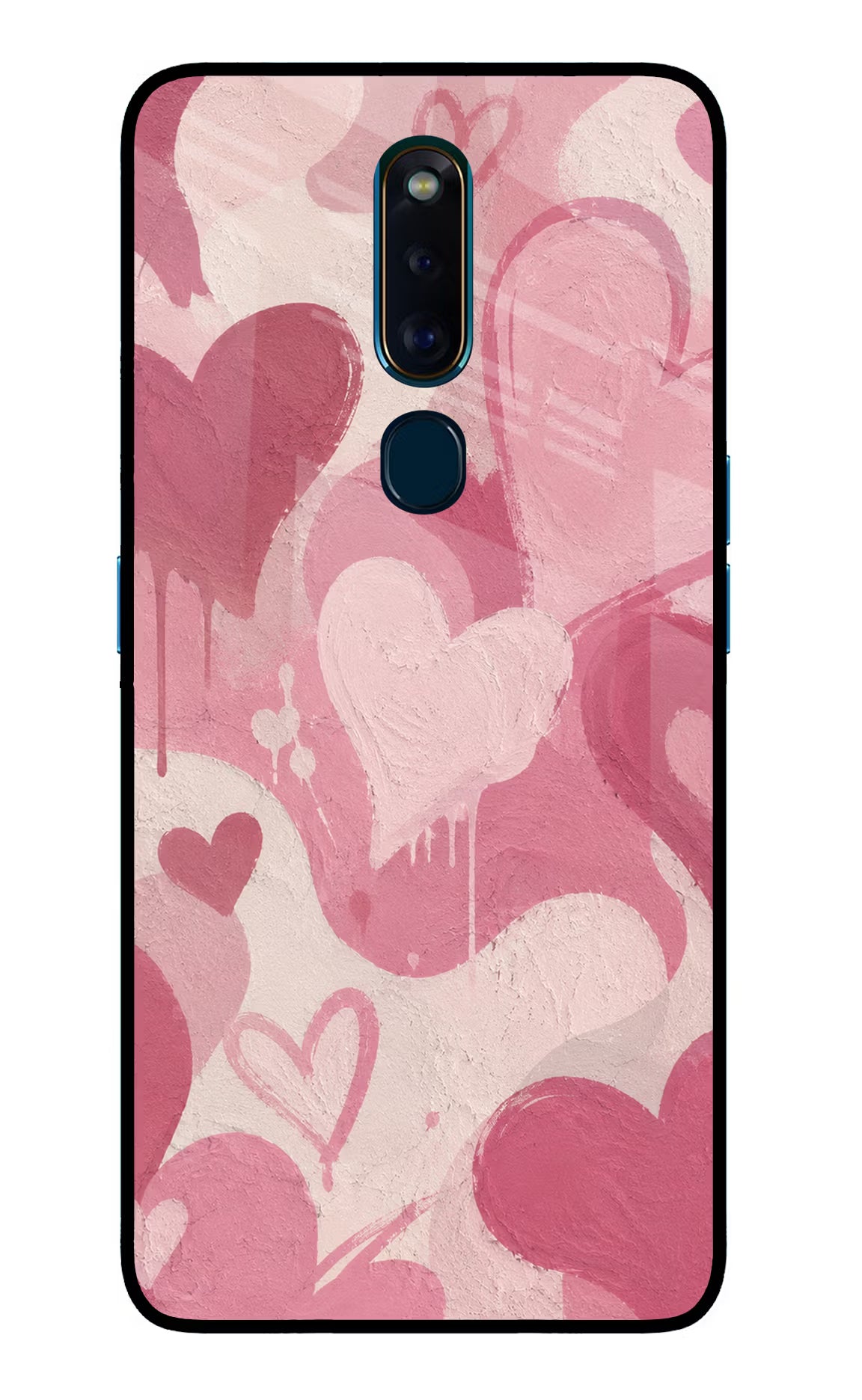 Hearty case Oppo F11 Pro Glass Case - Hearty case Oppo F11 Pro Glass Case Hearty case Oppo F11 Pro Glass Case
