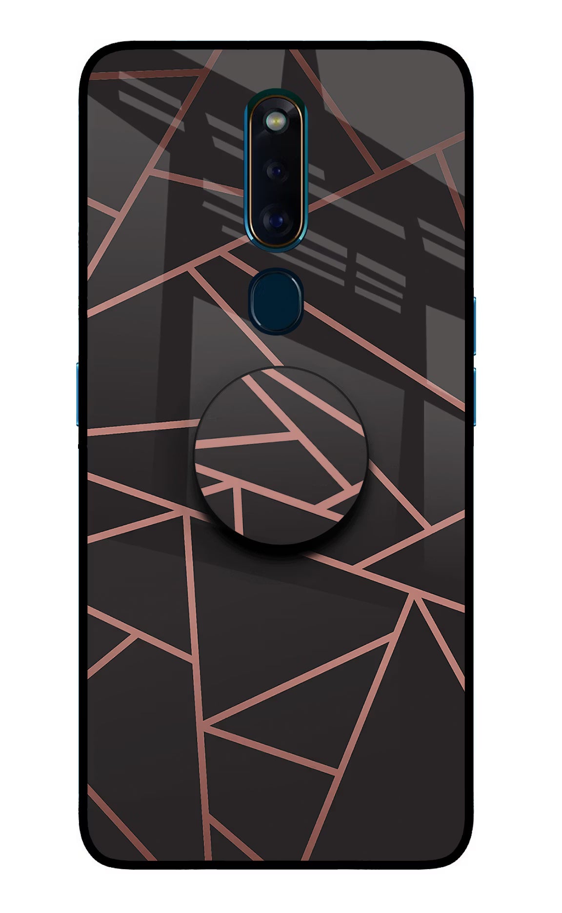 Geometric Pattern Oppo F11 Pro Glass Case - Geometric Pattern Oppo F11 Pro Glass Case Geometric Pattern Oppo F11 Pro Glass Case