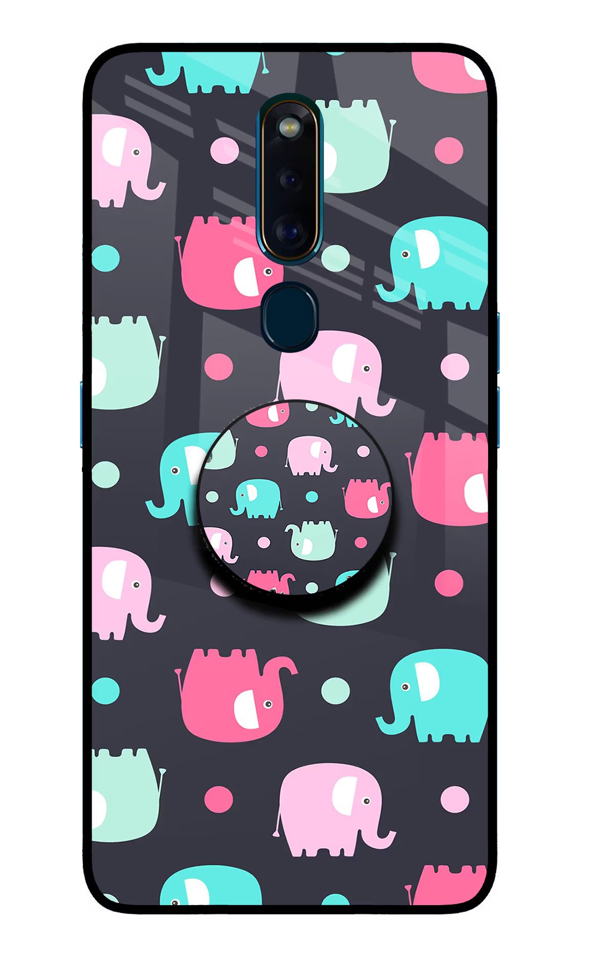 Baby Elephants Oppo F11 Pro Glass Case - Baby Elephants Oppo F11 Pro Glass Case Baby Elephants Oppo F11 Pro Glass Case
