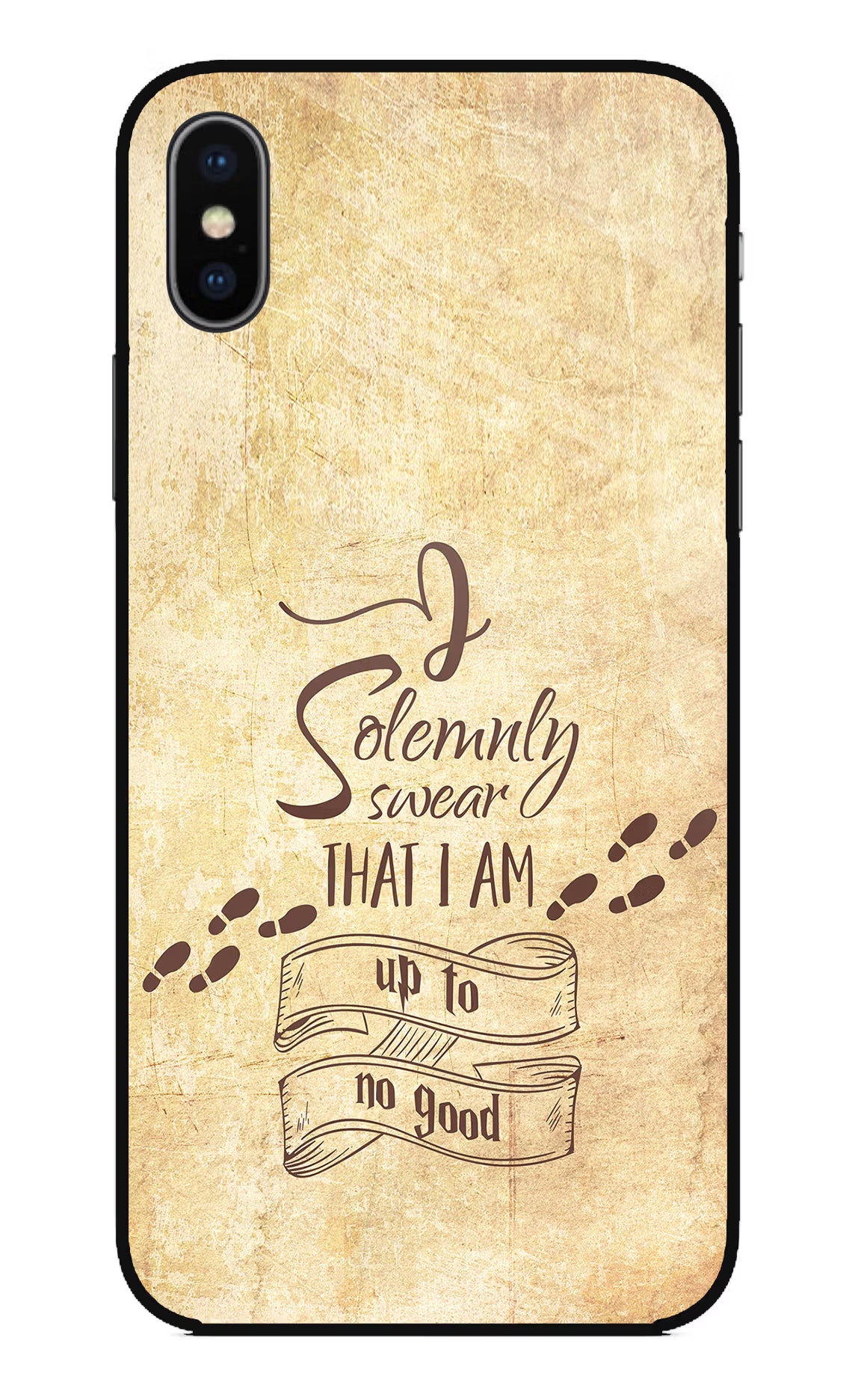 I Solemnly swear that i up to no good iPhone XS Glass Case - I Solemnly swear that i up to no good iPhone XS Glass Case I Solemnly swear that i up to no good iPhone XS Glass Case