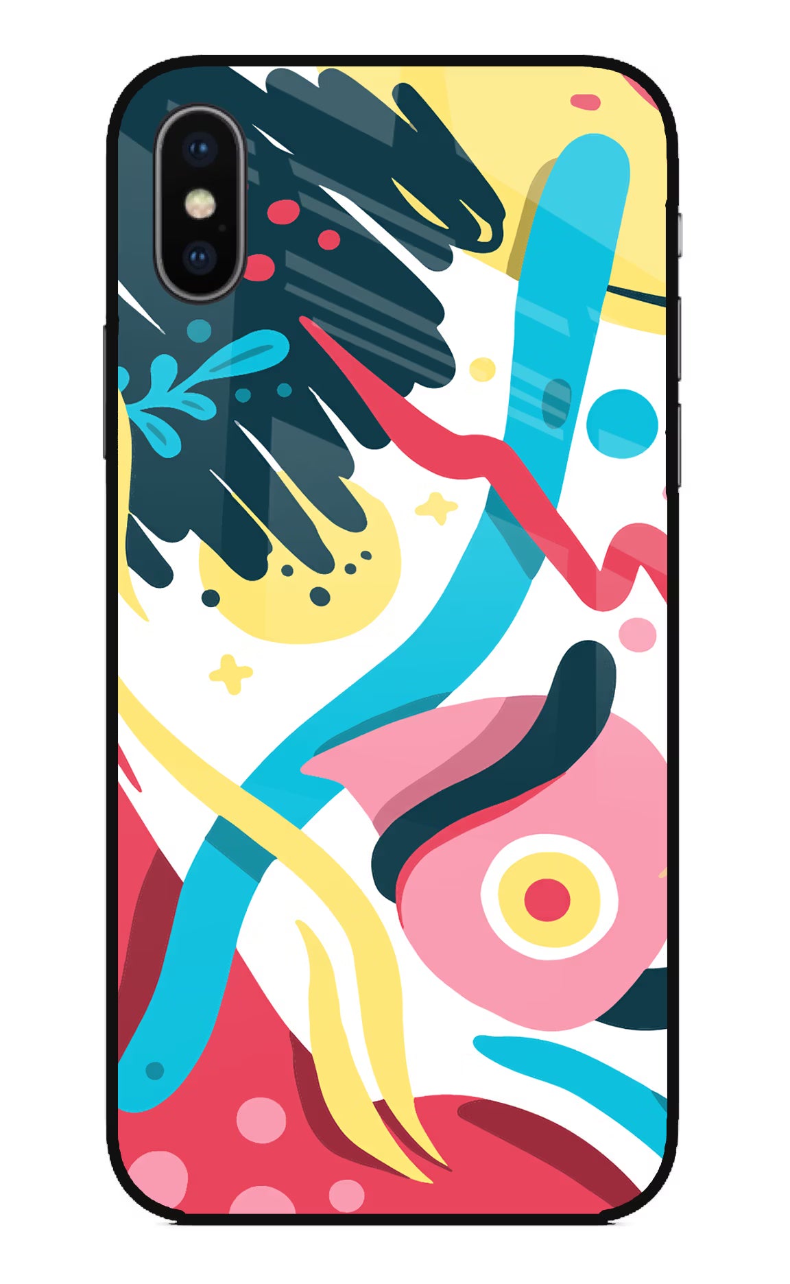 Trippy iPhone XS Glass Case - Trippy iPhone XS Glass Case Trippy iPhone XS Glass Case