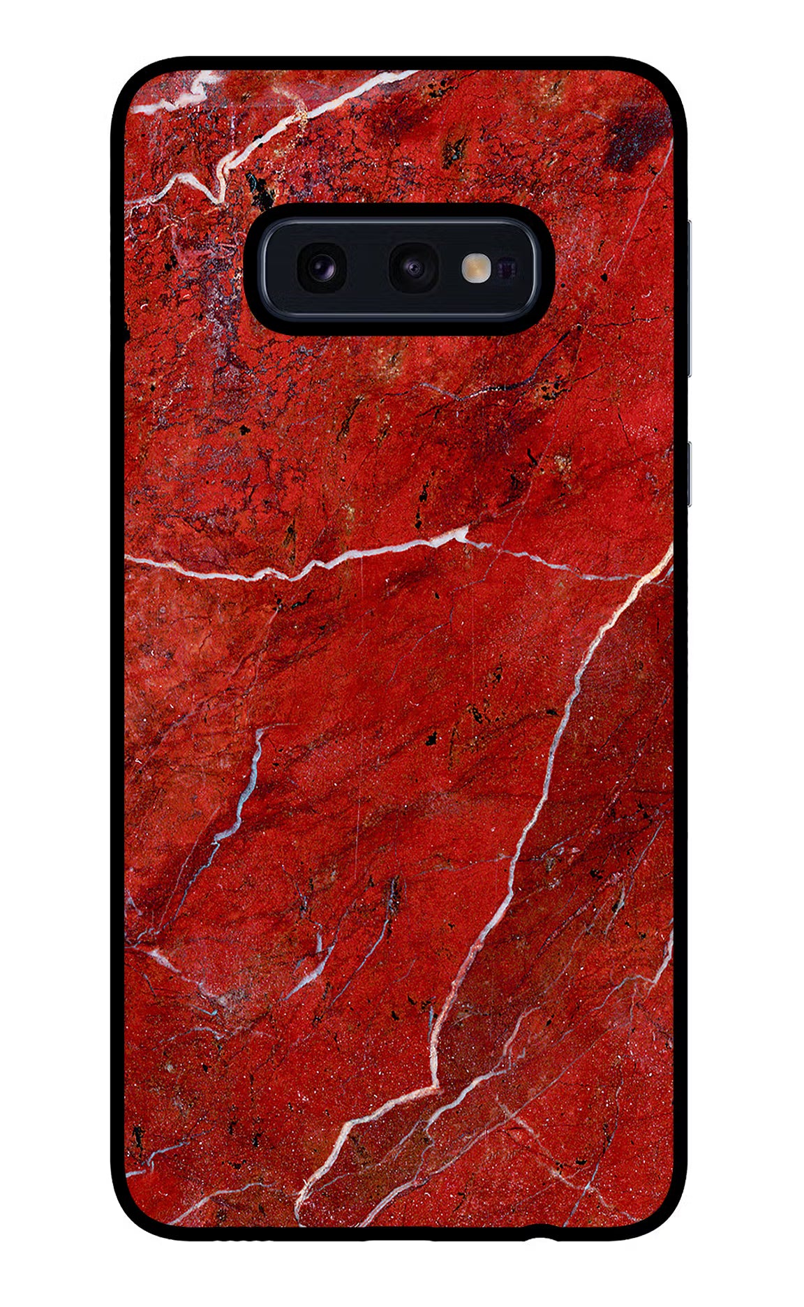 Red Marble Design Samsung S10E Glass Case - Red Marble Design Samsung S10E Glass Case Red Marble Design Samsung S10E Glass Case