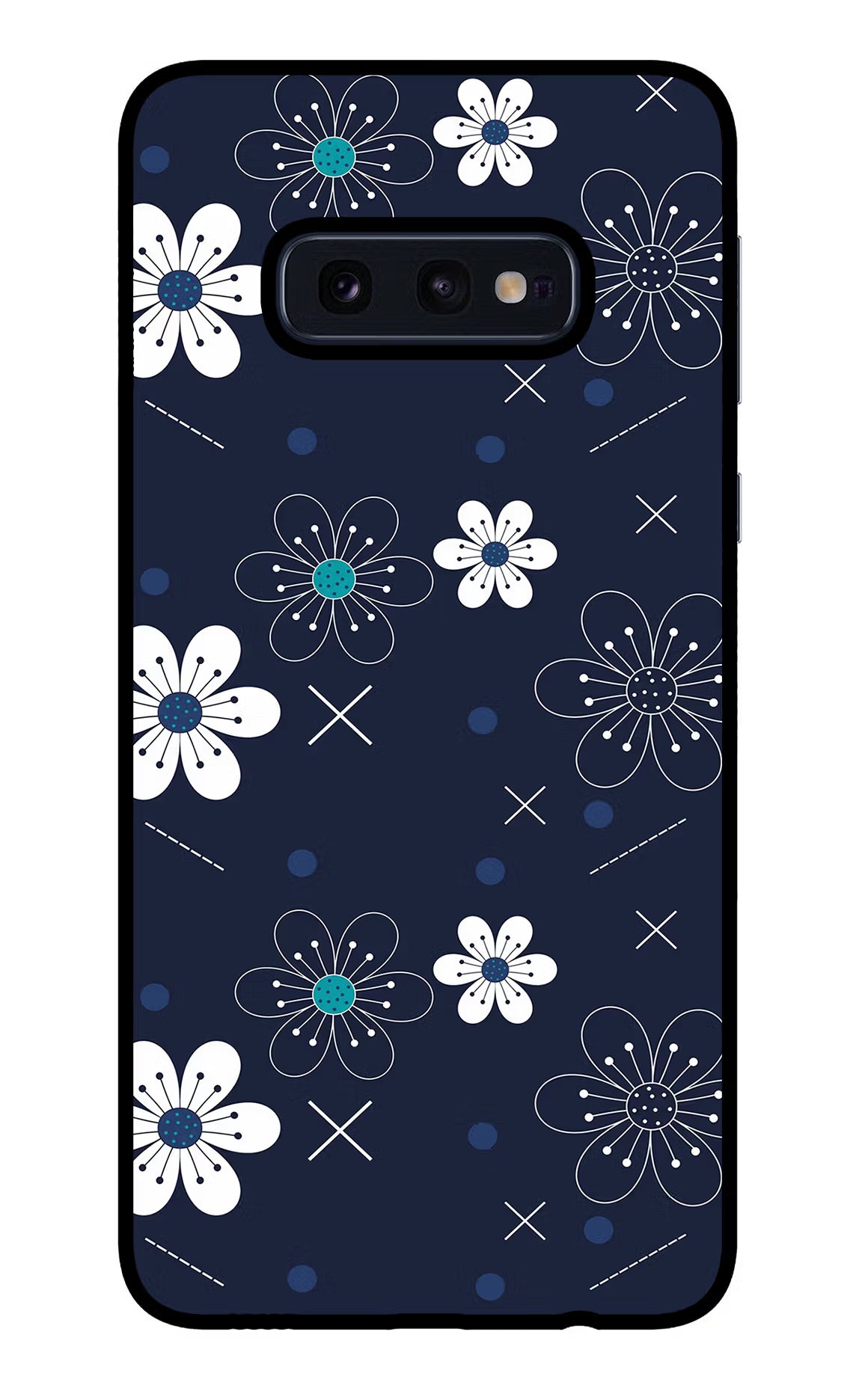 Flowers Samsung S10E Glass Case - Flowers Samsung S10E Glass Case Flowers Samsung S10E Glass Case