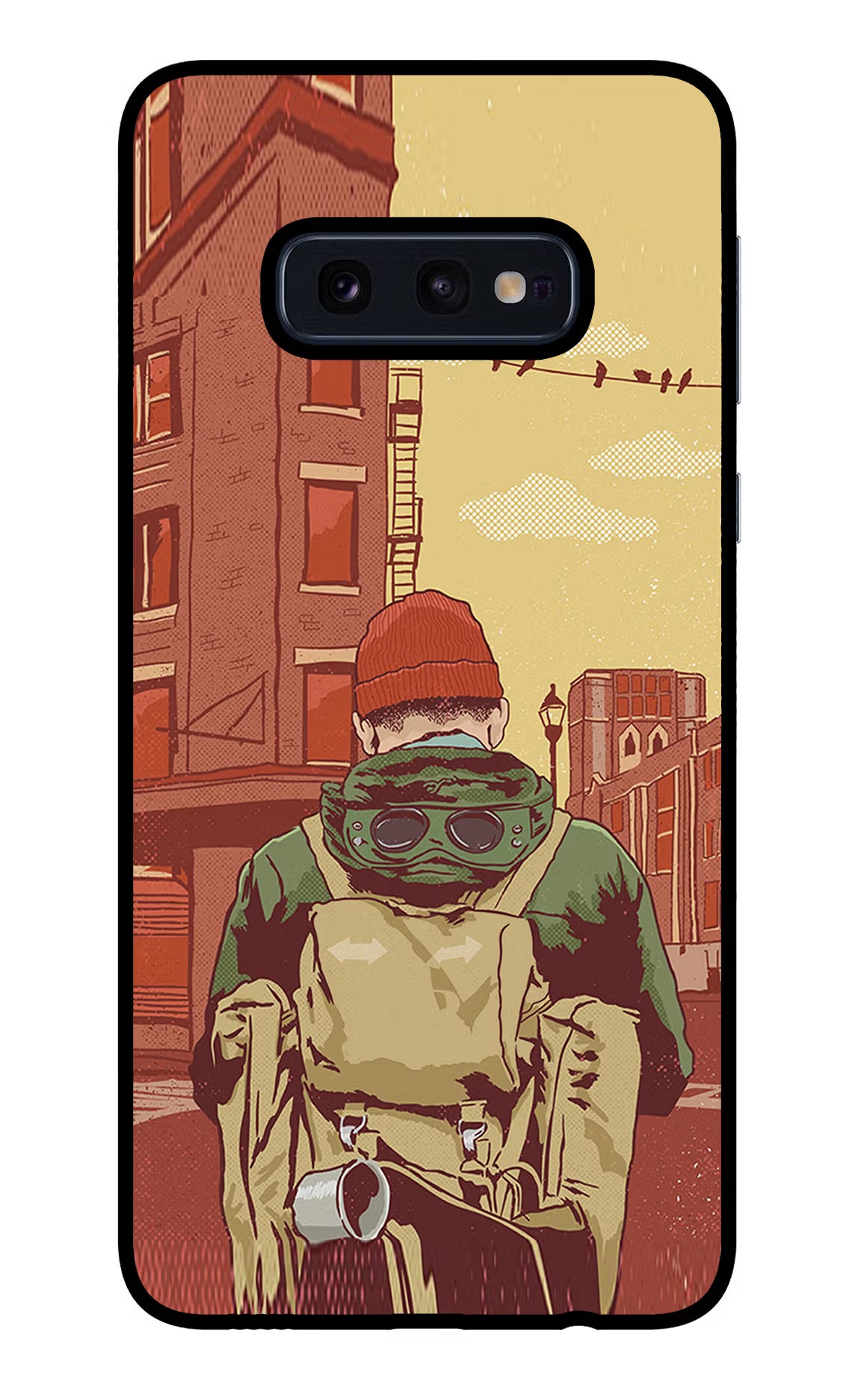 Adventurous Samsung S10E Back Cover - Adventurous Samsung S10E Glass Case Back Cover by Casekaro Adventurous Samsung S10E Glass Case Back Cover by Casekaro
