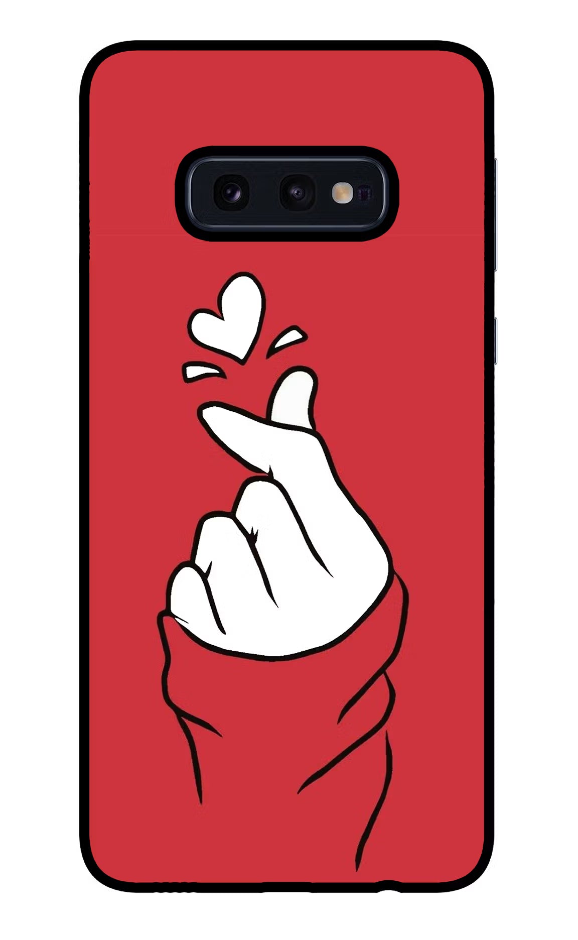 Korean Love Sign Samsung S10E Glass Case - Korean Love Sign Samsung S10E Glass Case Korean Love Sign Samsung S10E Glass Case