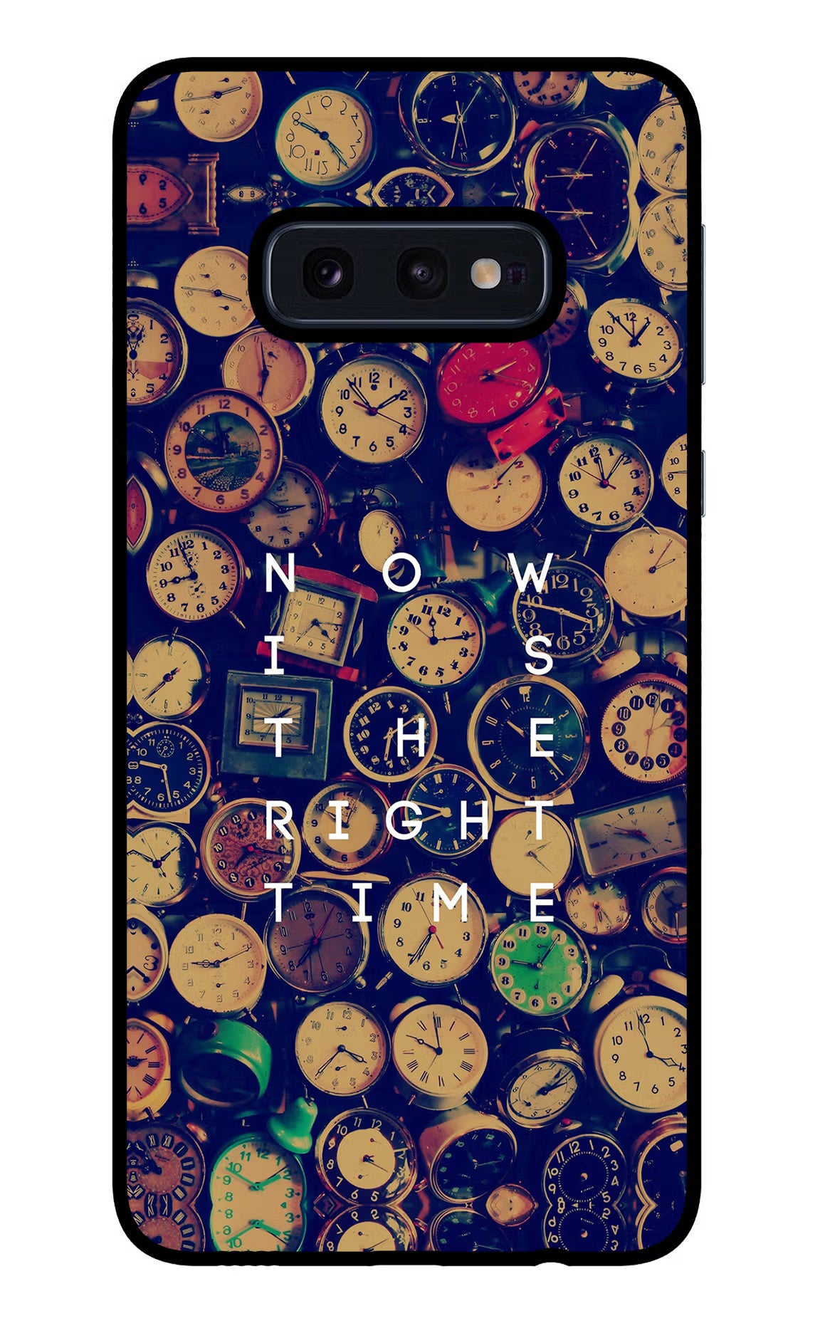Now is the Right Time Quote Samsung S10E Glass Case - Now is the Right Time Quote Samsung S10E Glass Case Now is the Right Time Quote Samsung S10E Glass Case