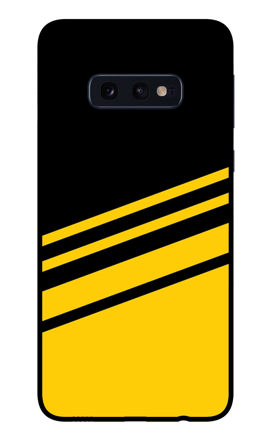 Yellow Shades Samsung S10E Back Cover - Yellow Shades Samsung S10E Glass Case Back Cover by Casekaro Yellow Shades Samsung S10E Glass Case Back Cover by Casekaro