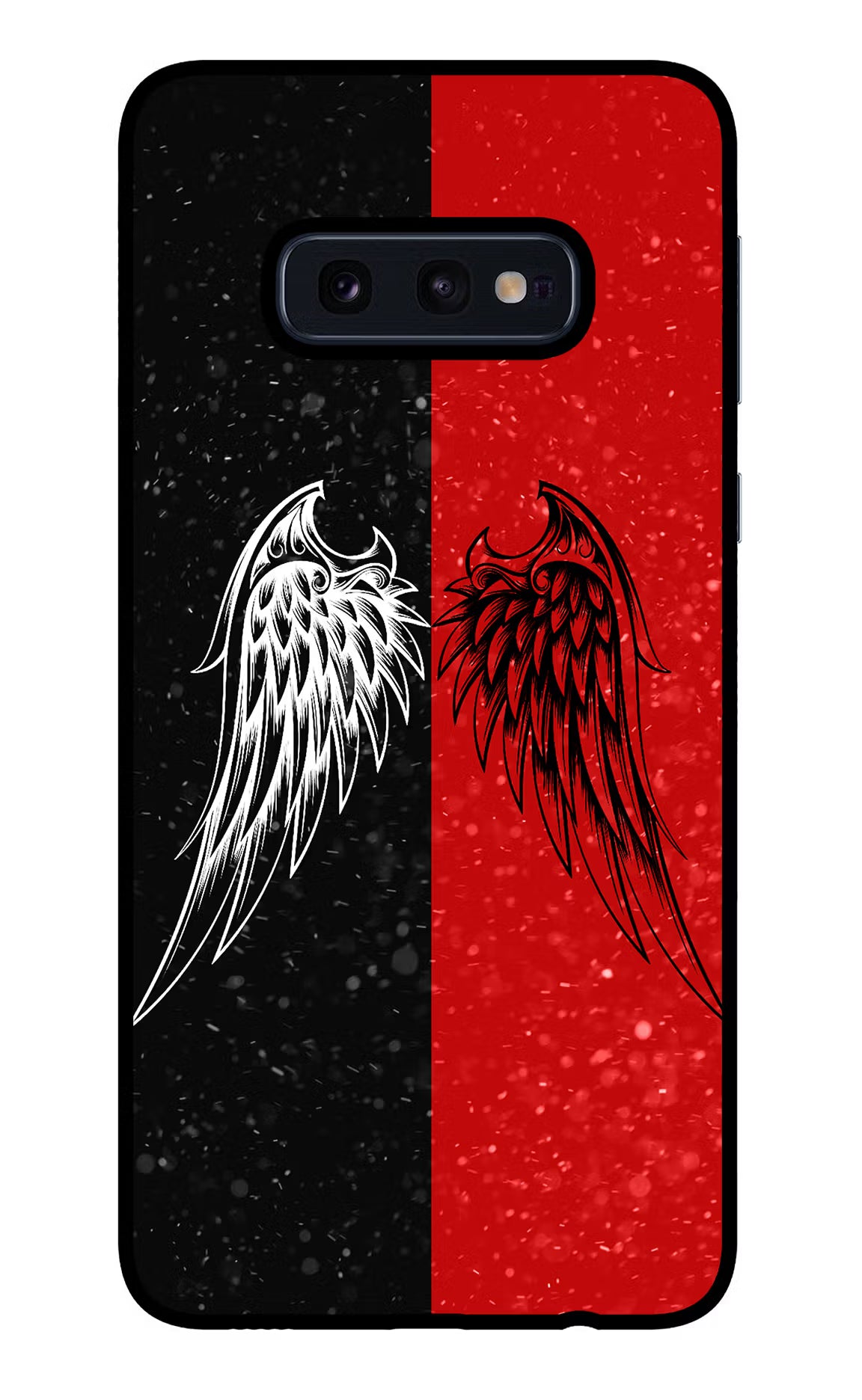 Wings Samsung S10E Back Cover - Wings Samsung S10E Glass Case Back Cover by Casekaro Wings Samsung S10E Glass Case Back Cover by Casekaro