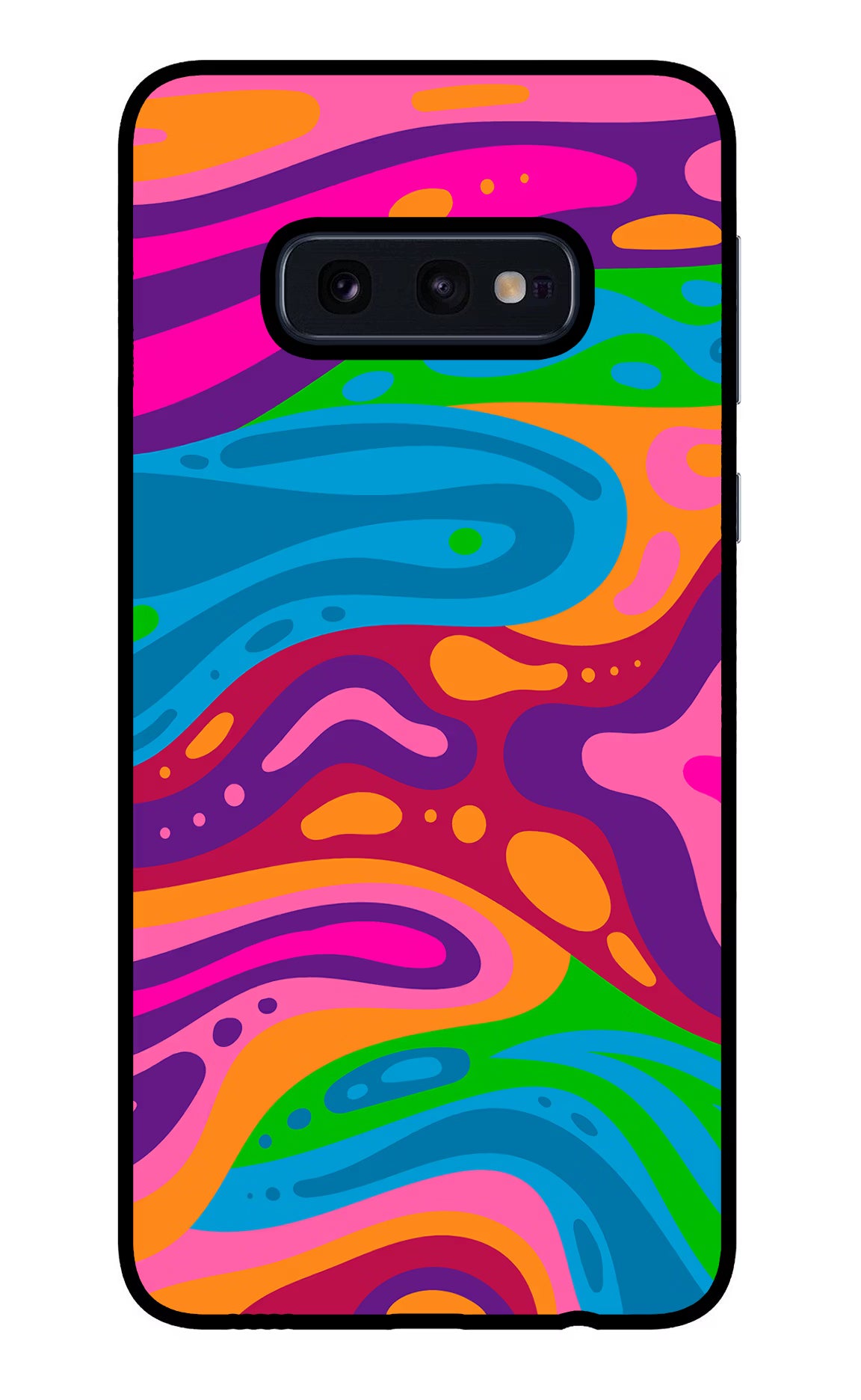 Trippy Pattern Samsung S10E Glass Case - Trippy Pattern Samsung S10E Glass Case Trippy Pattern Samsung S10E Glass Case