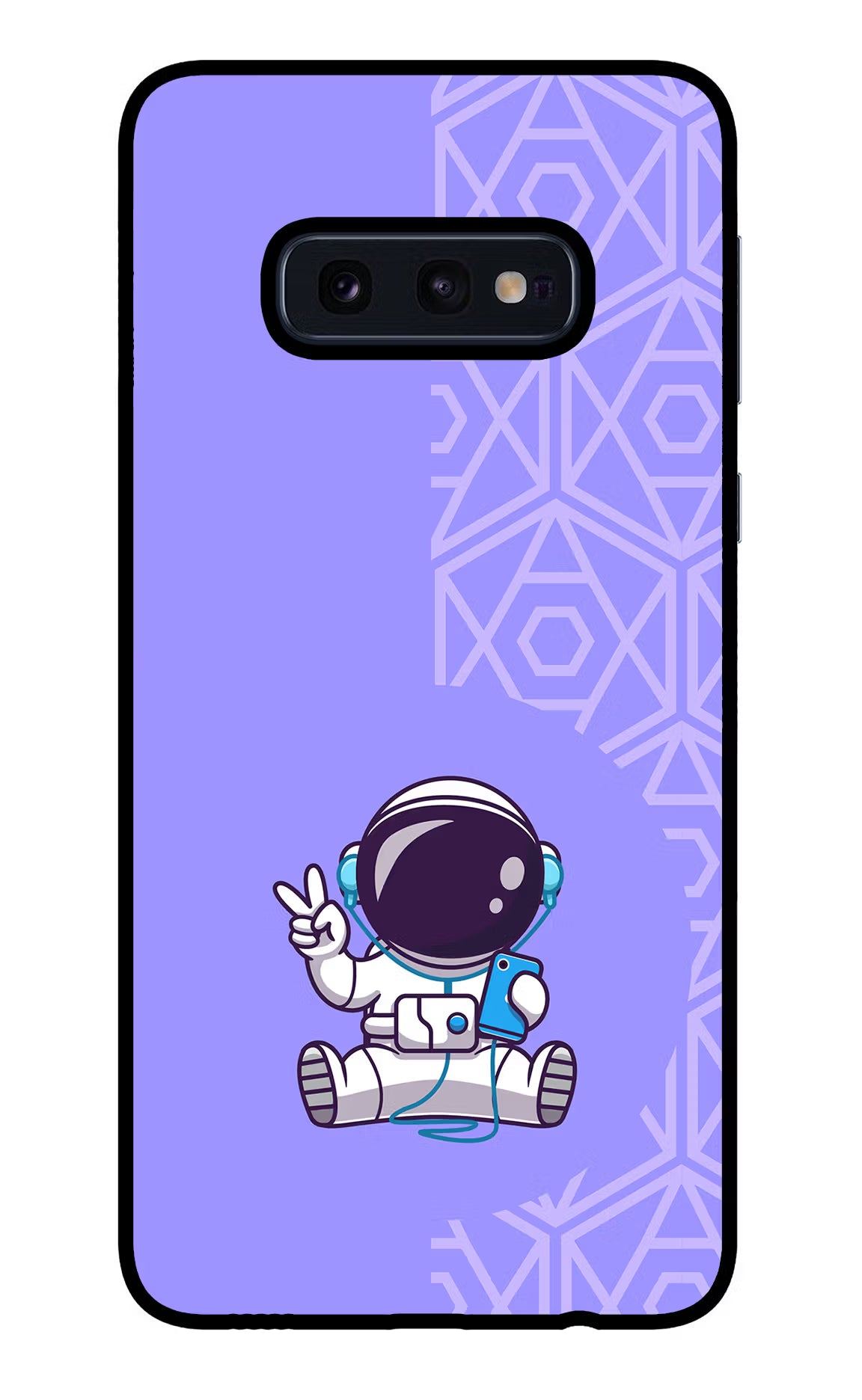 Cute Astronaut Chilling Samsung S10E Glass Case - Cute Astronaut Chilling Samsung S10E Glass Case Cute Astronaut Chilling Samsung S10E Glass Case