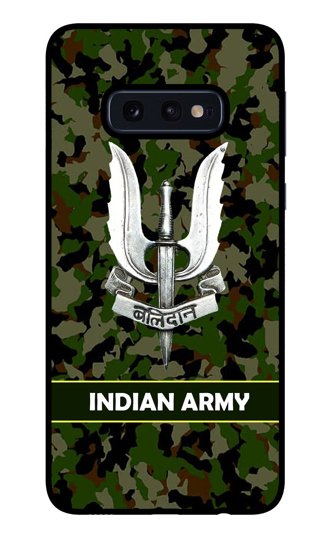 Balidan Indian Logo Samsung S10E Back Cover - Balidan Indian Logo Samsung S10E Glass Case Back Cover by Casekaro Balidan Indian Logo Samsung S10E Glass Case Back Cover by Casekaro