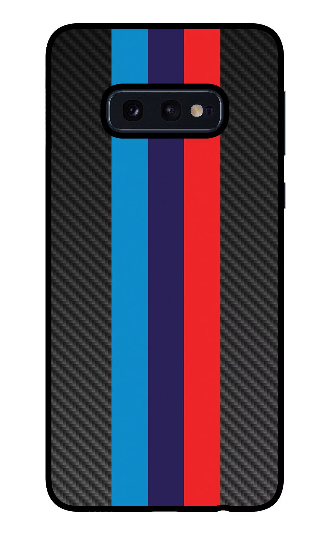 BMW Stripes Pattern Samsung S10E Back Cover - BMW Stripes Pattern Samsung S10E Glass Case Back Cover by Casekaro BMW Stripes Pattern Samsung S10E Glass Case Back Cover by Casekaro