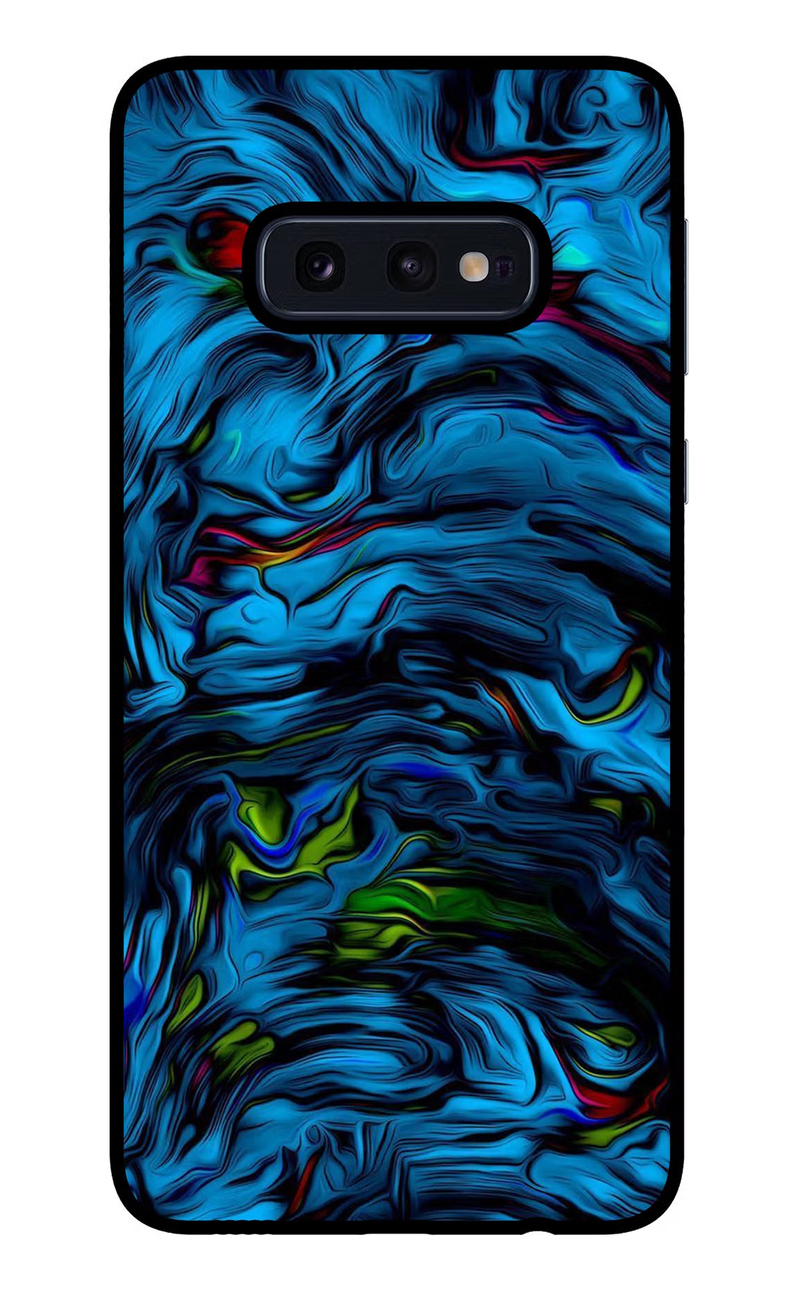Dark Blue Abstract Samsung S10E Glass Case - Dark Blue Abstract Samsung S10E Glass Case Dark Blue Abstract Samsung S10E Glass Case