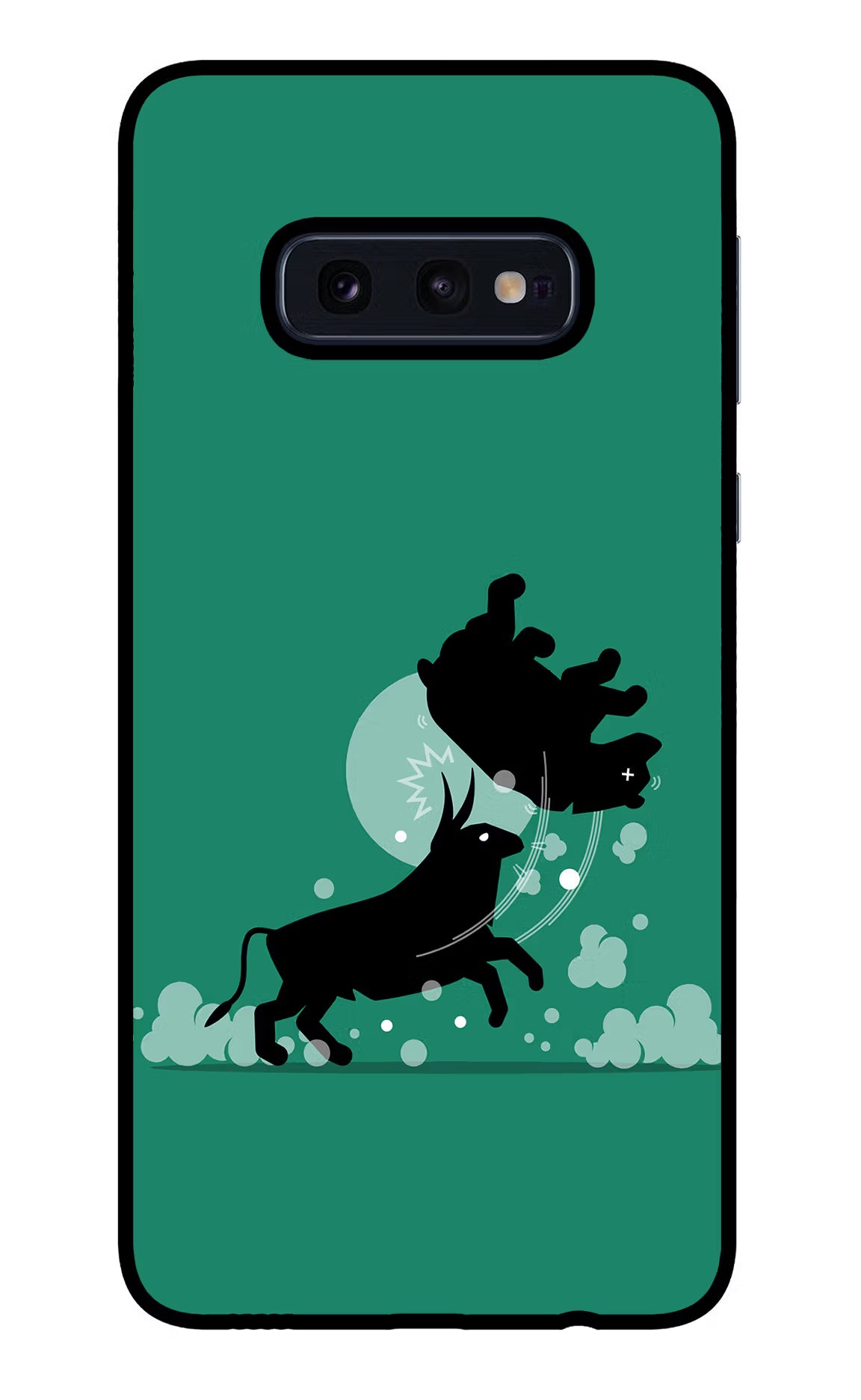 Bull Conqueror Samsung S10E Glass Case - Bull Conqueror Samsung S10E Glass Case Bull Conqueror Samsung S10E Glass Case