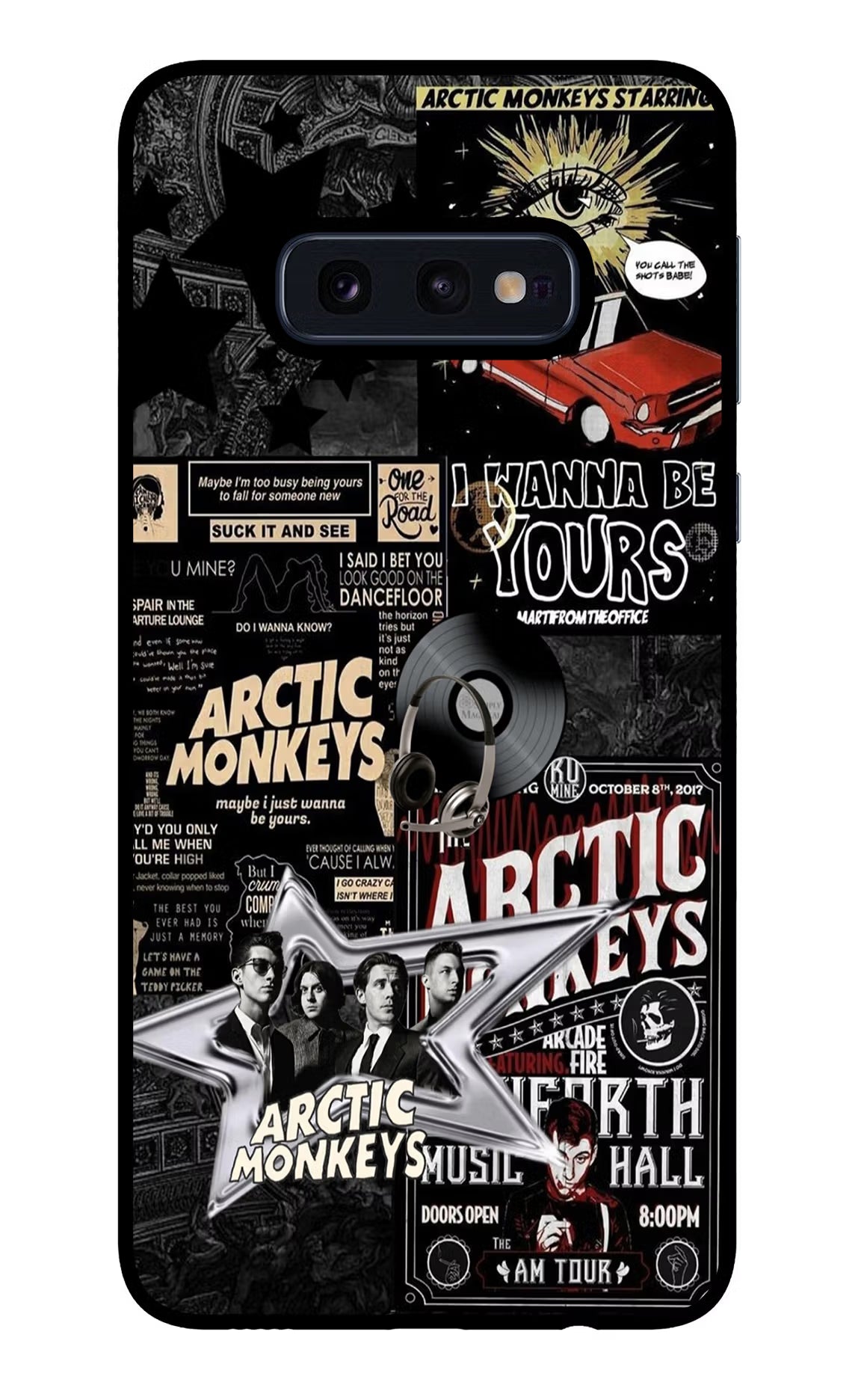 Arctic Monkeys Samsung S10E Back Cover - Arctic Monkeys Samsung S10E Glass Case Back Cover by Casekaro Arctic Monkeys Samsung S10E Glass Case Back Cover by Casekaro