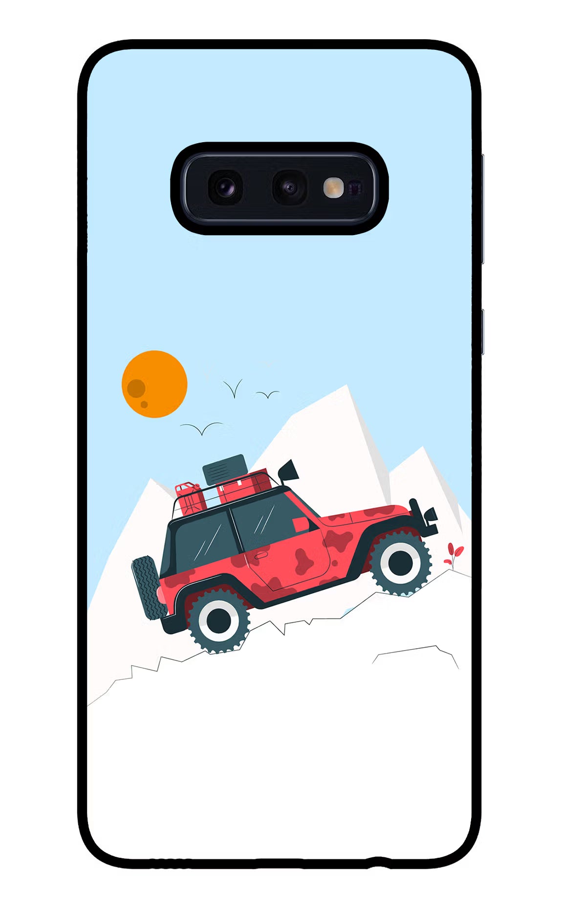 Mountain Trail Beast Samsung S10E Back Cover - Mountain Trail Beast Samsung S10E Glass Case Back Cover by Casekaro Mountain Trail Beast Samsung S10E Glass Case Back Cover by Casekaro