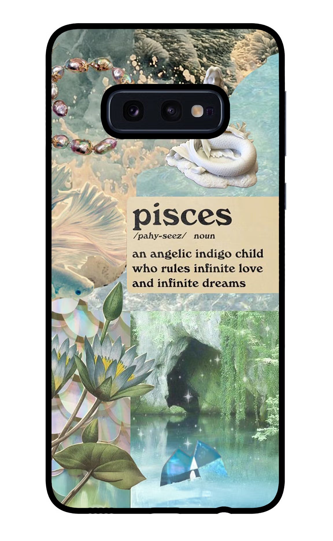 Pisces Zodiac Samsung S10E Back Cover - Pisces Zodiac Samsung S10E Glass Case Back Cover by Casekaro Pisces Zodiac Samsung S10E Glass Case Back Cover by Casekaro