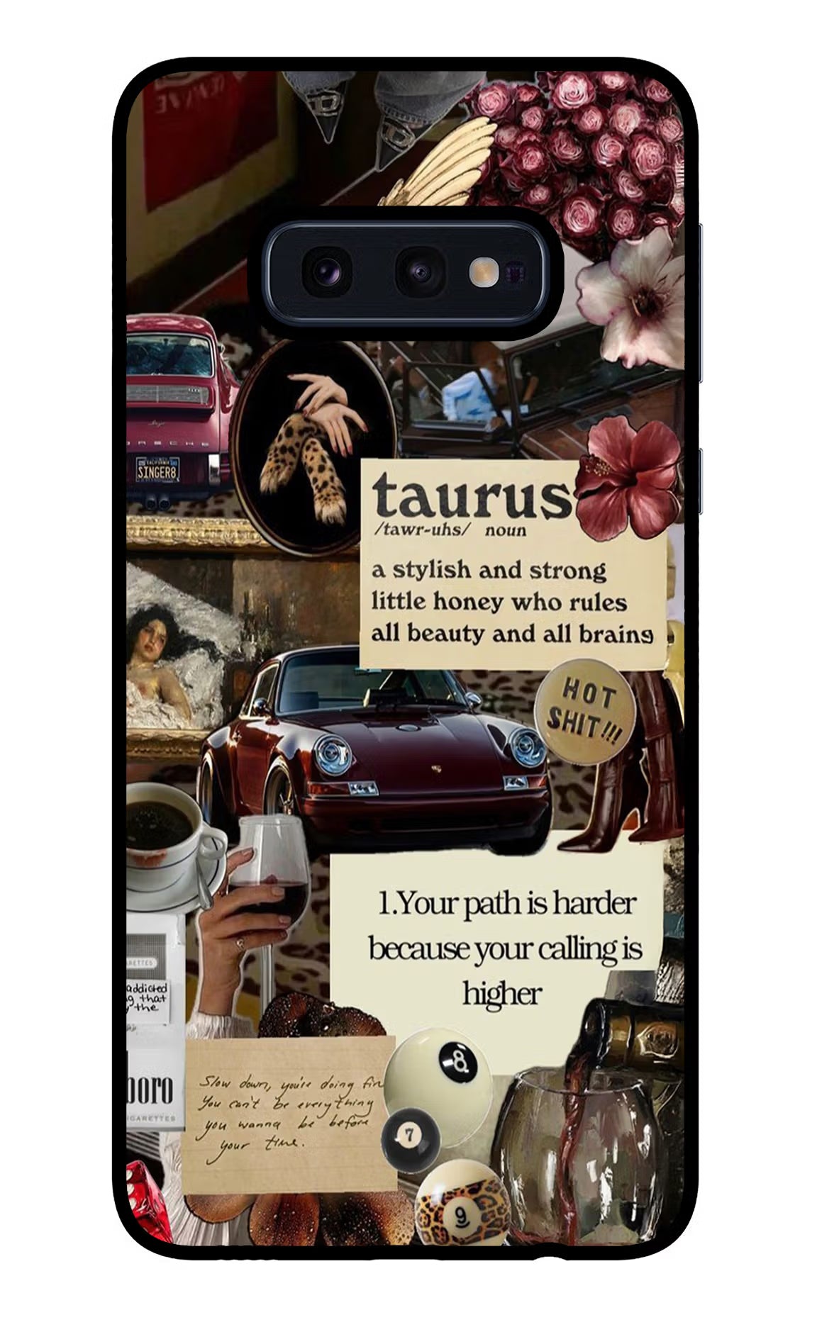 Taurus Zodiac Samsung S10E Back Cover - Taurus Zodiac Samsung S10E Glass Case Back Cover by Casekaro Taurus Zodiac Samsung S10E Glass Case Back Cover by Casekaro