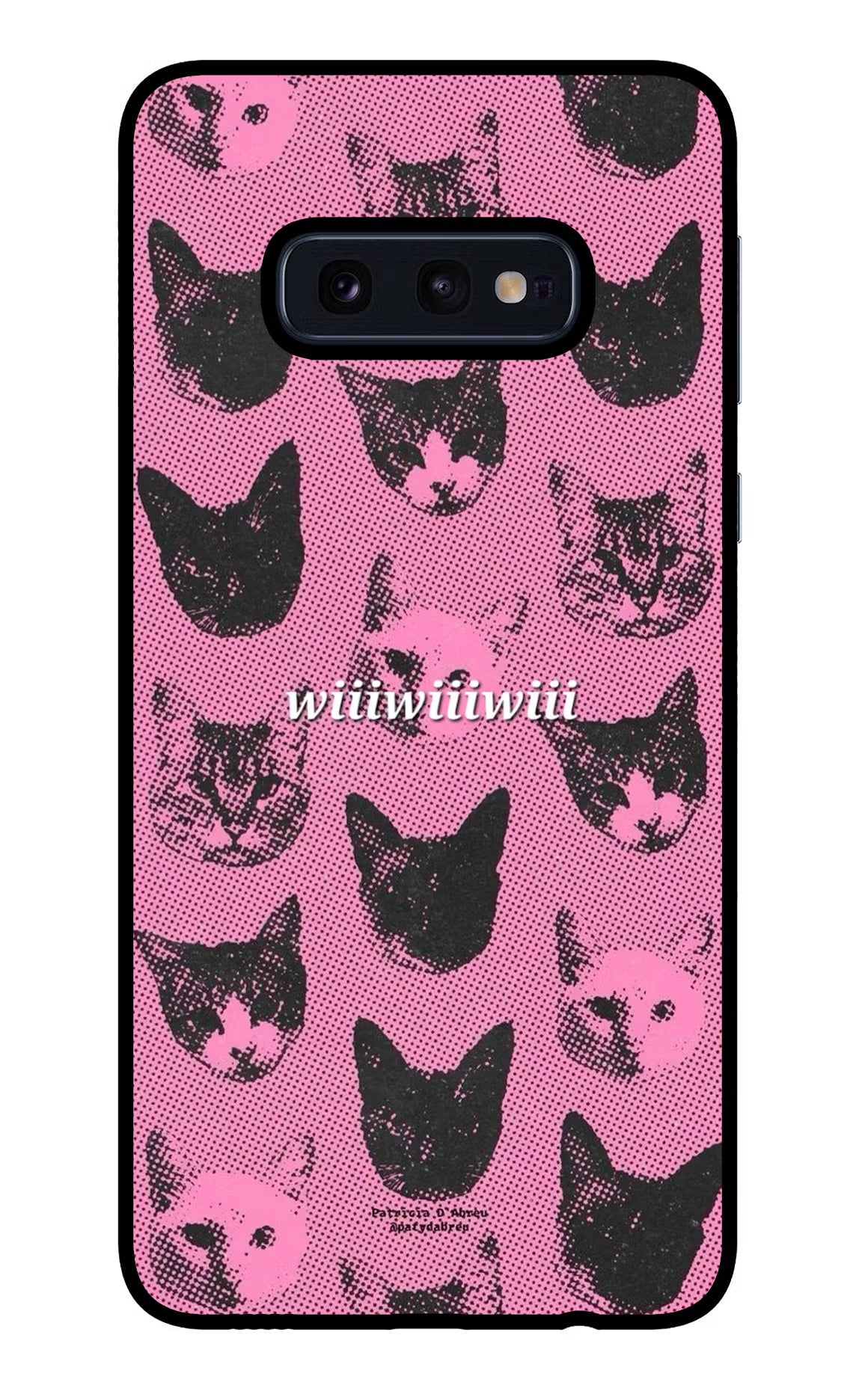 Pink Cats Samsung S10E Back Cover - Pink Cats Samsung S10E Glass Case Back Cover by Casekaro Pink Cats Samsung S10E Glass Case Back Cover by Casekaro