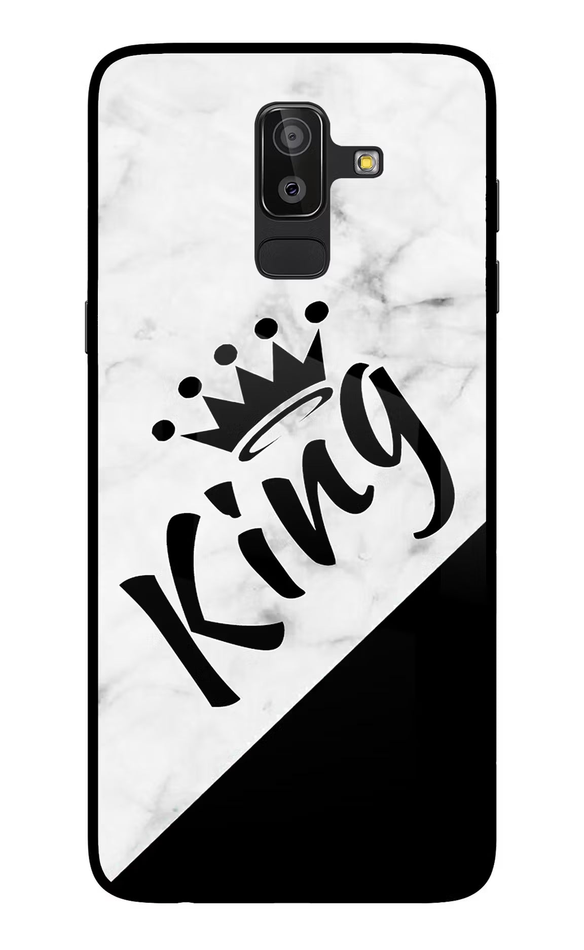 King Samsung On8 2018 Glass Case - King Samsung On8 2018 Glass Case King Samsung On8 2018 Glass Case