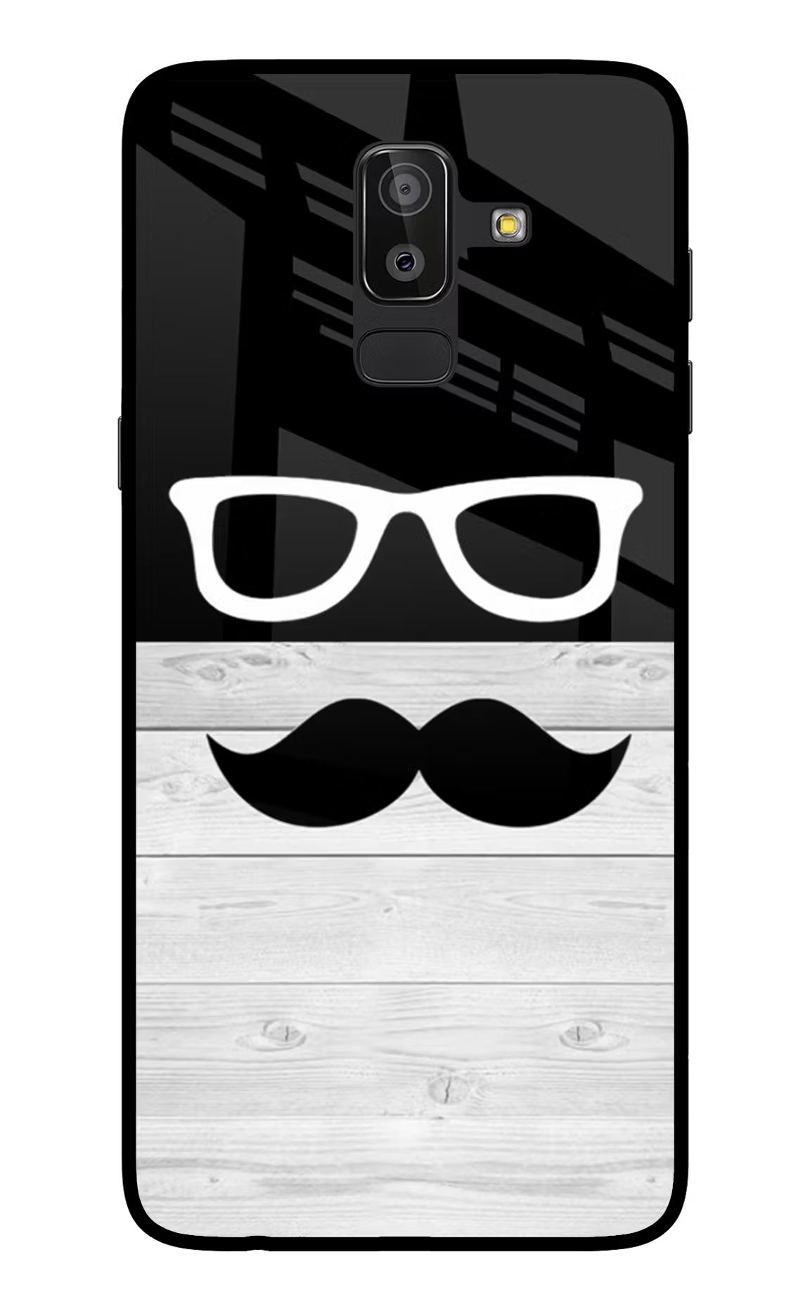 Mustache Samsung On8 2018 Glass Case - Mustache Samsung On8 2018 Glass Case Mustache Samsung On8 2018 Glass Case