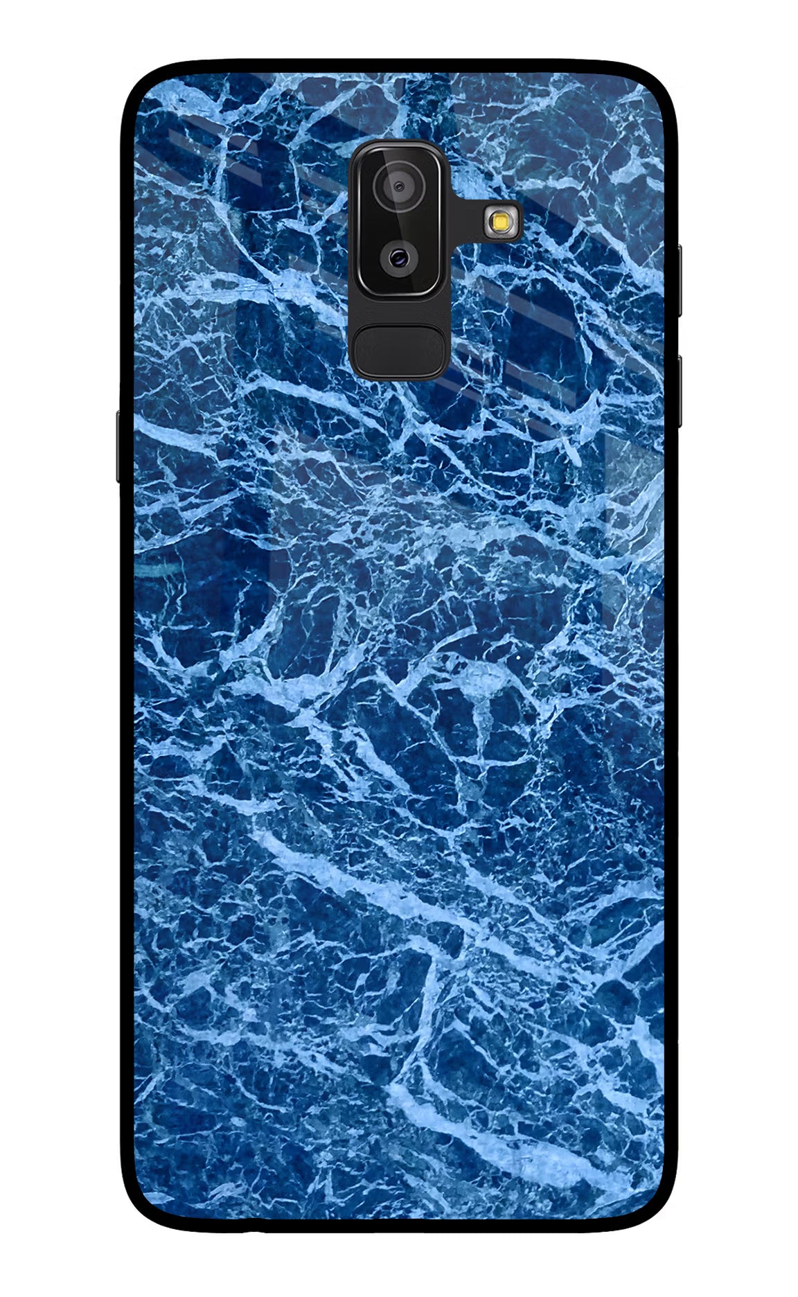 Blue Marble Samsung On8 2018 Back Cover - Blue Marble Samsung On8 2018 Glass Case Back Cover by Casekaro Blue Marble Samsung On8 2018 Glass Case Back Cover by Casekaro