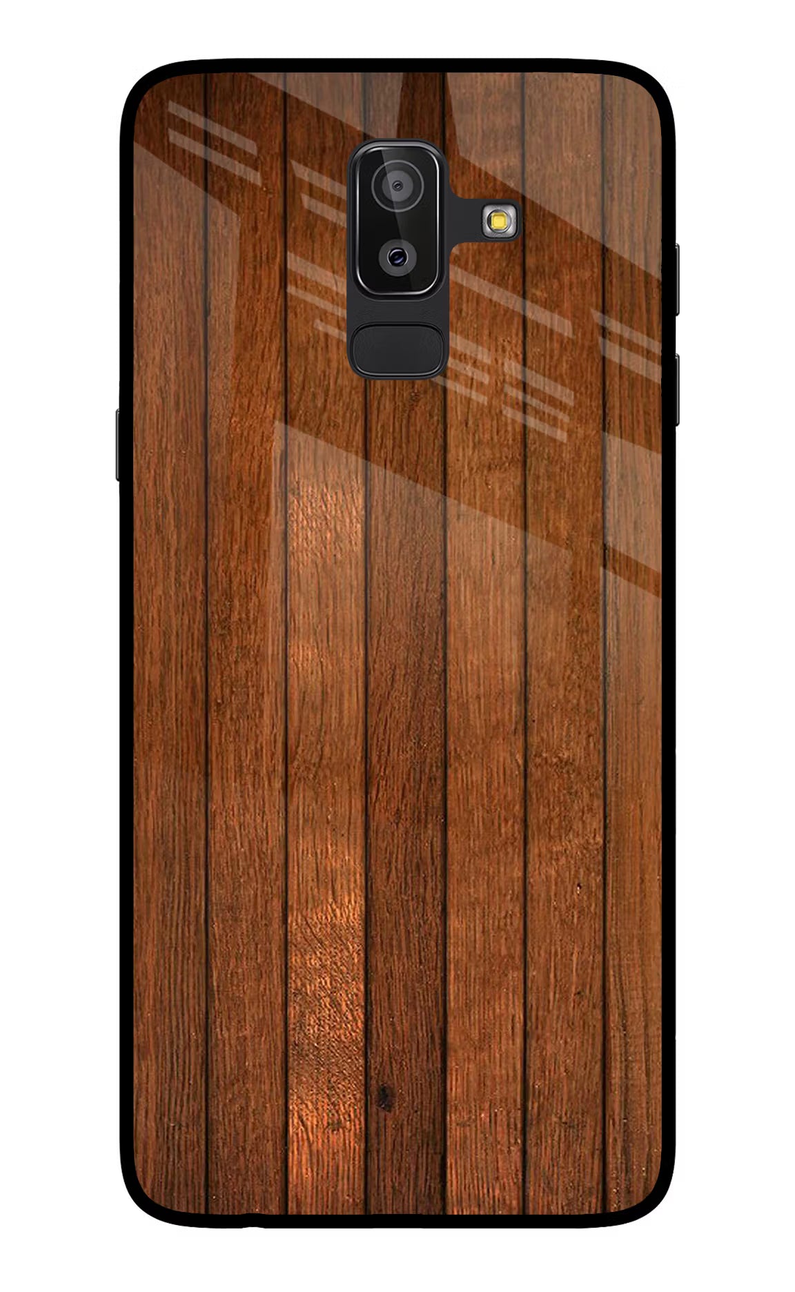 Wooden Artwork Bands Samsung On8 2018 Back Cover - Wooden Artwork Bands Samsung On8 2018 Glass Case Back Cover by Casekaro Wooden Artwork Bands Samsung On8 2018 Glass Case Back Cover by Casekaro