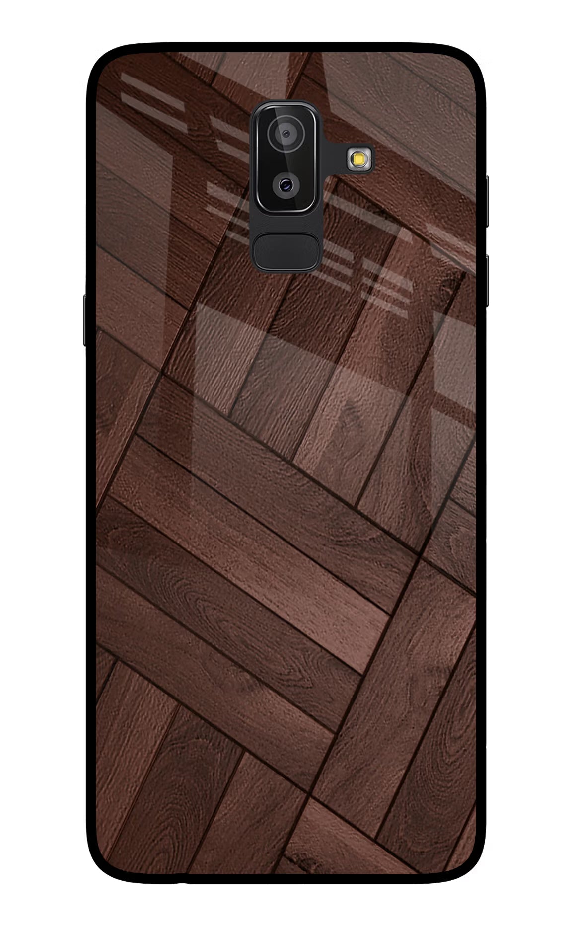 Wooden Texture Design Samsung On8 2018 Back Cover - Wooden Texture Design Samsung On8 2018 Glass Case Back Cover by Casekaro Wooden Texture Design Samsung On8 2018 Glass Case Back Cover by Casekaro