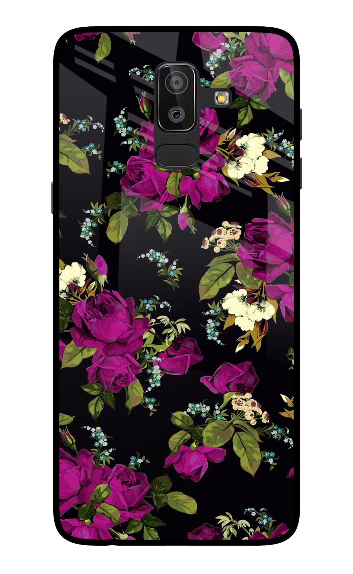 Flowers Samsung On8 2018 Glass Case - Flowers Samsung On8 2018 Glass Case Flowers Samsung On8 2018 Glass Case