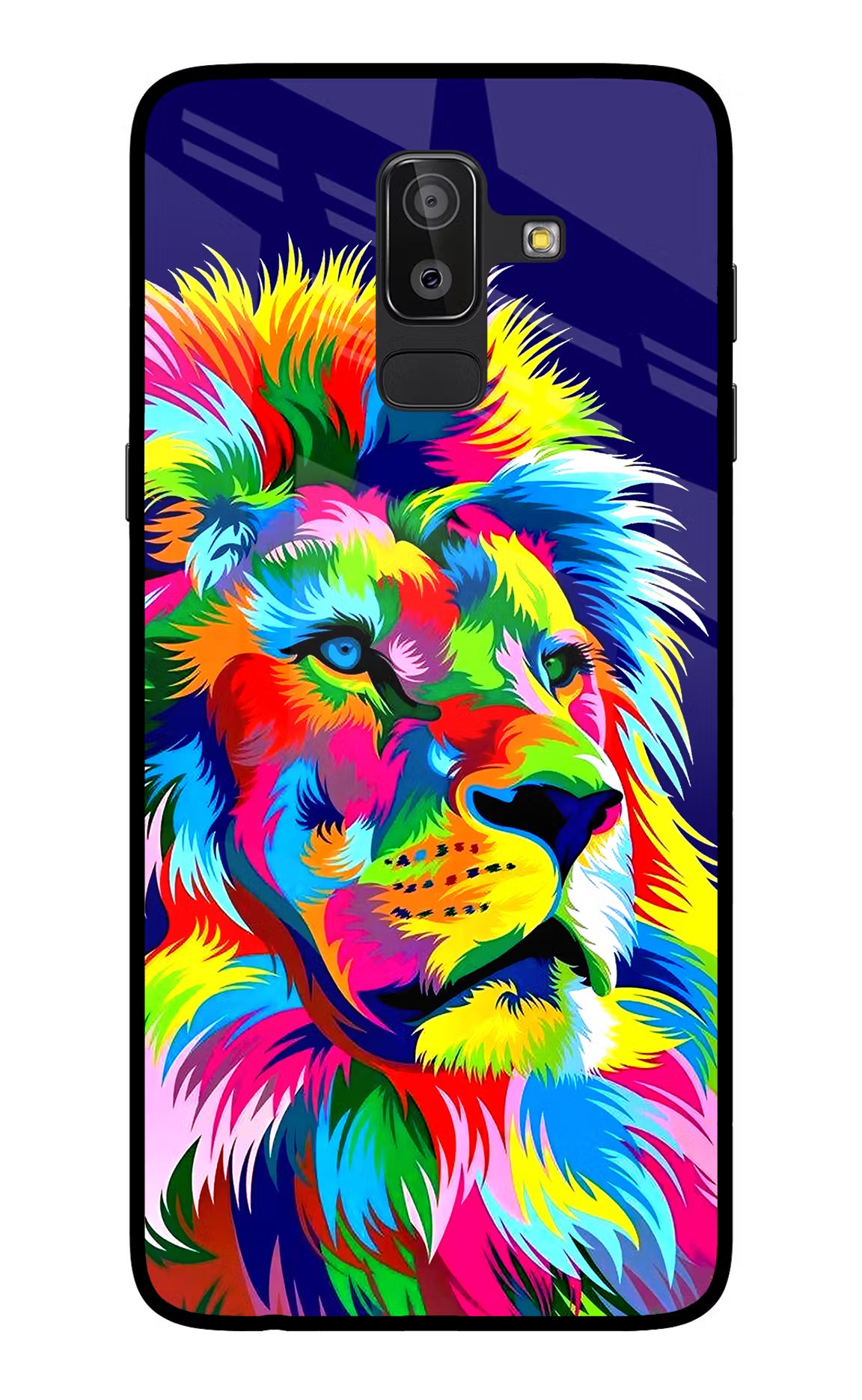 Vector Art Lion Samsung On8 2018 Glass Case - Vector Art Lion Samsung On8 2018 Glass Case Vector Art Lion Samsung On8 2018 Glass Case