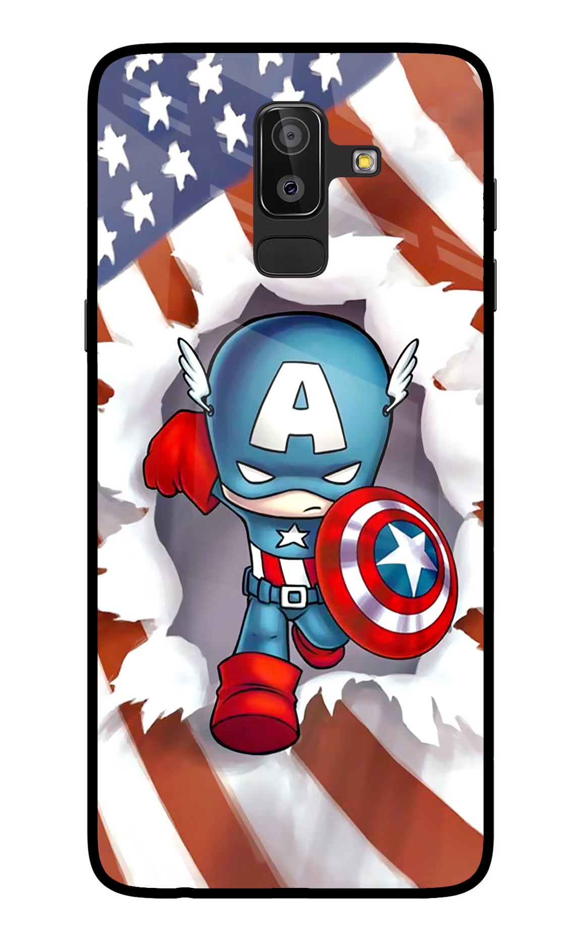 Captain America Samsung On8 2018 Glass Case - Captain America Samsung On8 2018 Glass Case Captain America Samsung On8 2018 Glass Case