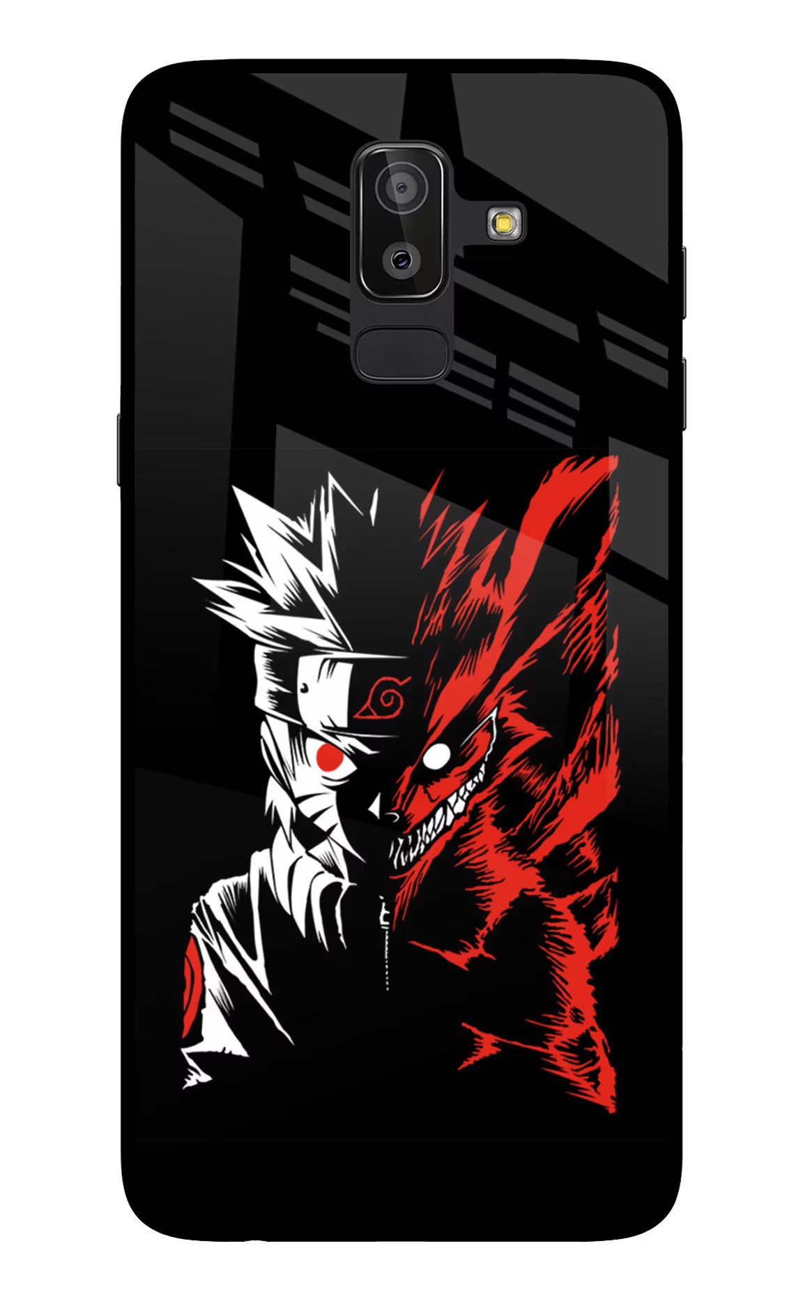 Naruto Two Face Samsung On8 2018 Back Cover - Naruto Two Face Samsung On8 2018 Glass Case Back Cover by Casekaro Naruto Two Face Samsung On8 2018 Glass Case Back Cover by Casekaro