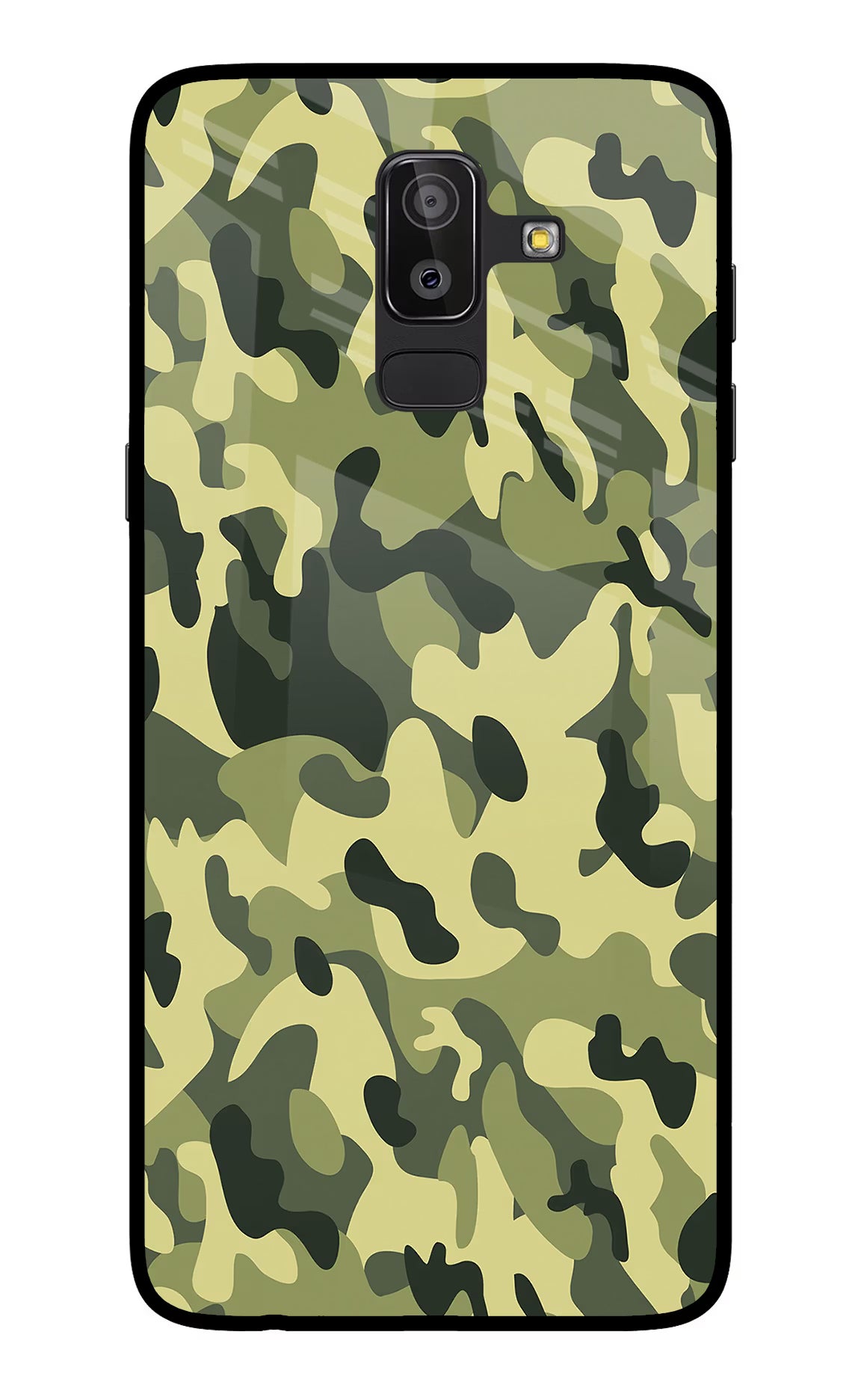 Camouflage Samsung On8 2018 Glass Case - Camouflage Samsung On8 2018 Glass Case Camouflage Samsung On8 2018 Glass Case