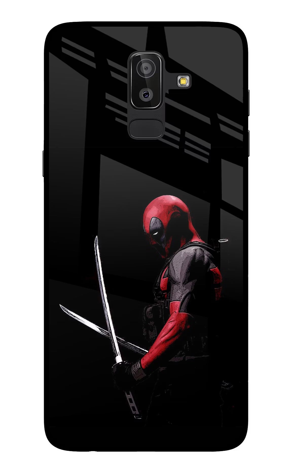 Deadpool Samsung On8 2018 Back Cover - Deadpool Samsung On8 2018 Glass Case Back Cover by Casekaro Deadpool Samsung On8 2018 Glass Case Back Cover by Casekaro
