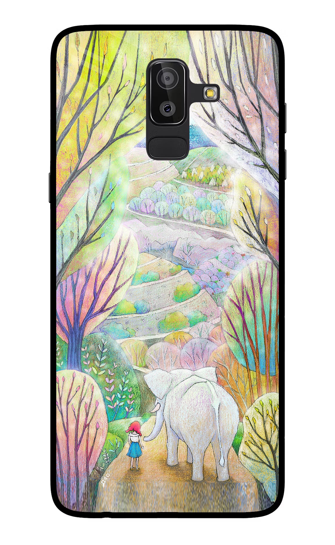 Nature Painting Samsung On8 2018 Glass Case - Nature Painting Samsung On8 2018 Glass Case Nature Painting Samsung On8 2018 Glass Case