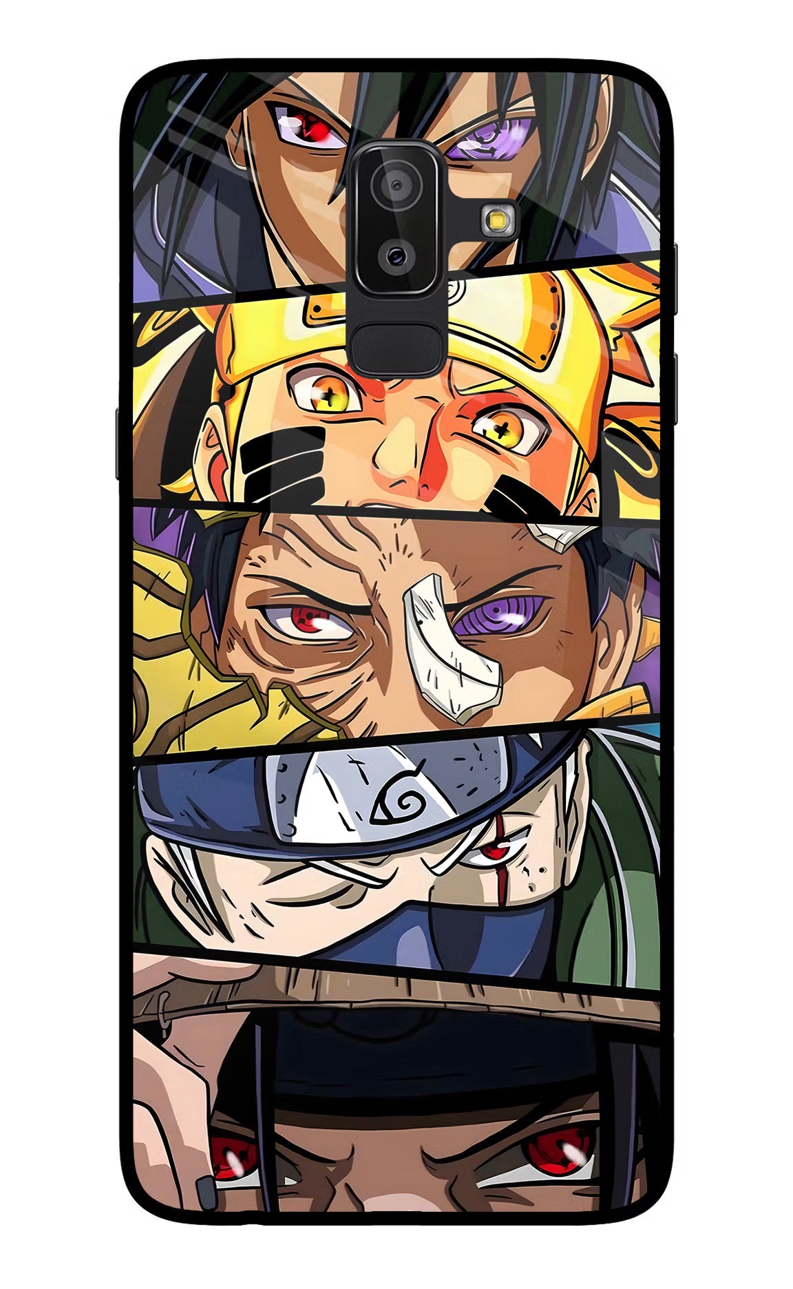 Naruto Character Samsung On8 2018 Back Cover - Naruto Character Samsung On8 2018 Glass Case Back Cover by Casekaro Naruto Character Samsung On8 2018 Glass Case Back Cover by Casekaro